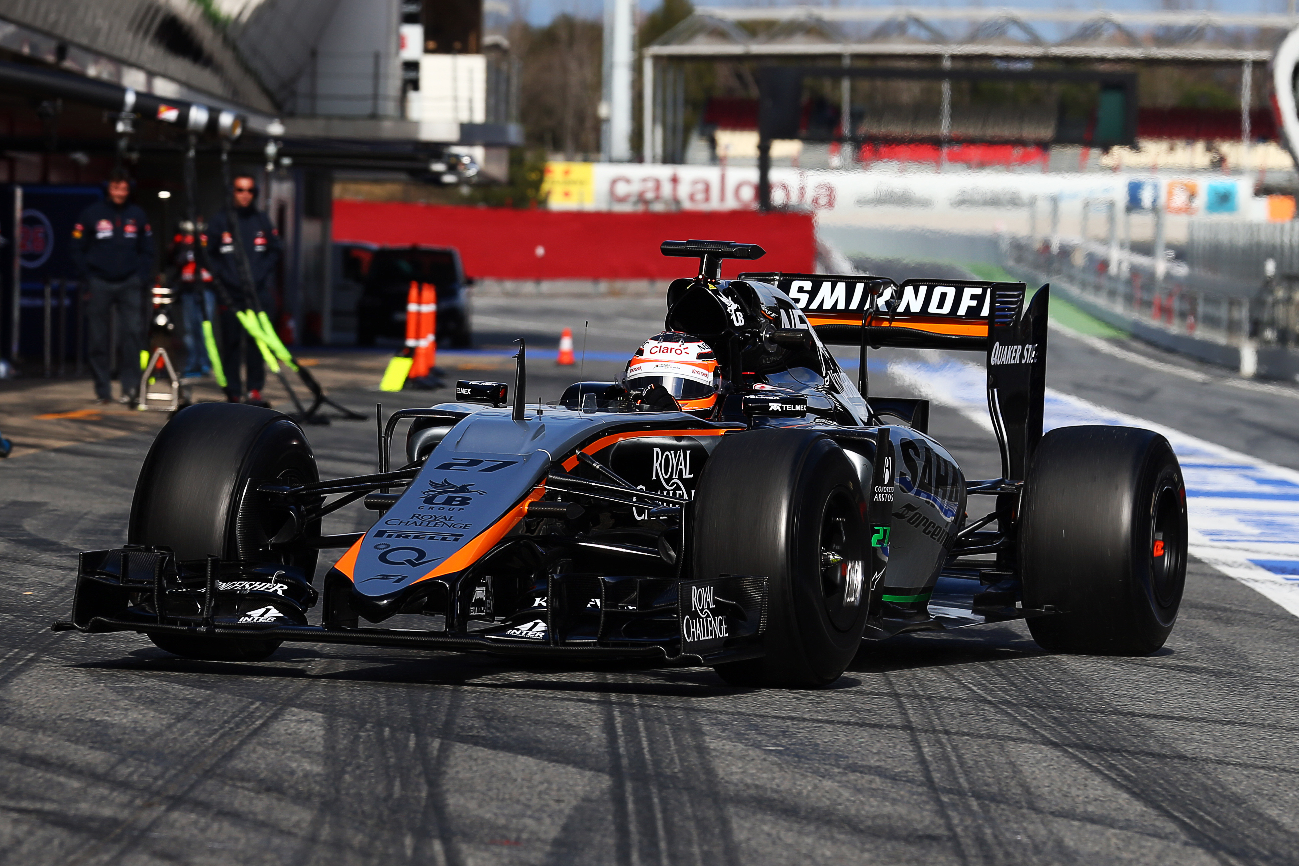 Force India debut VJM08 in Barcelona