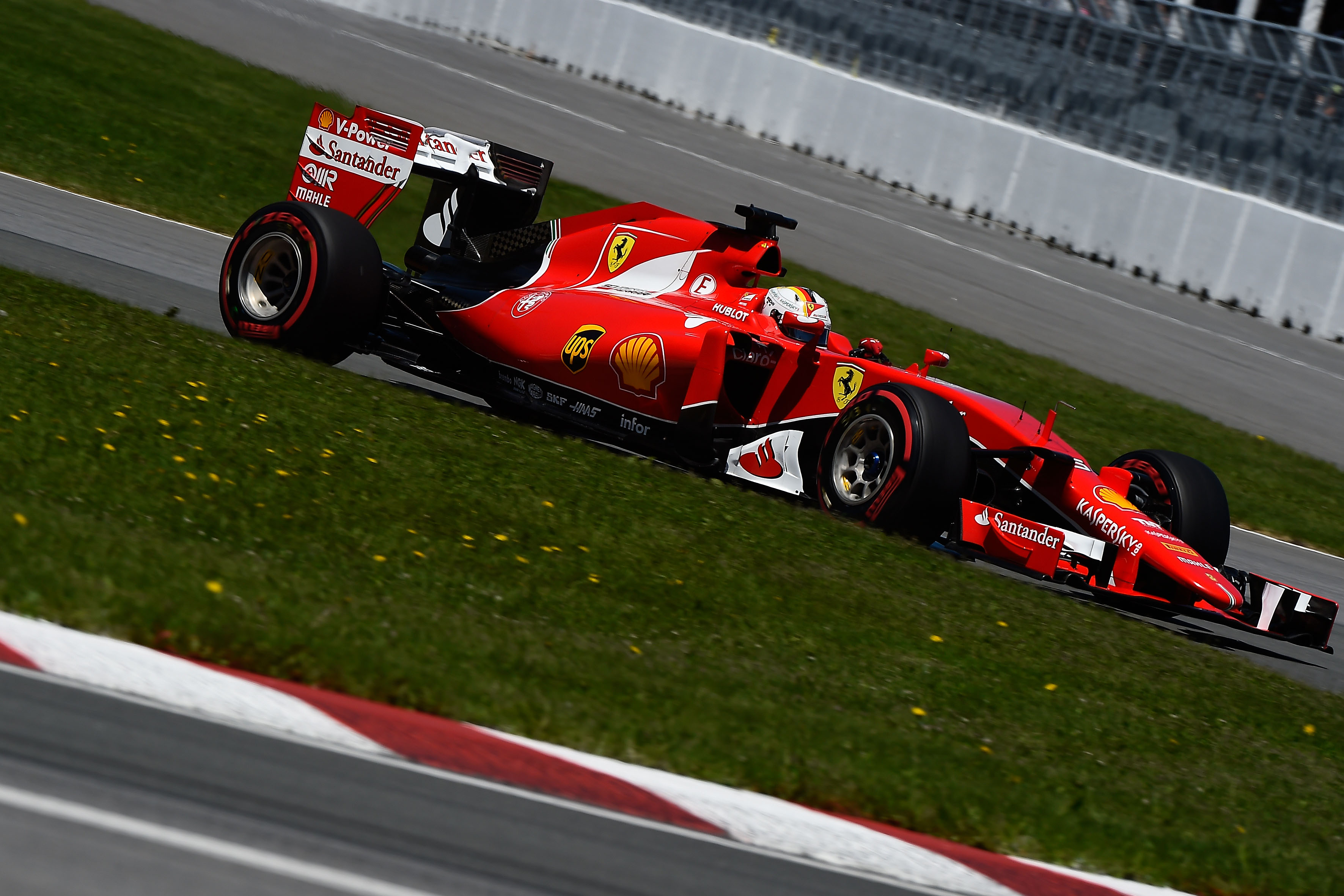 Vettel happy with Ferrari's performance