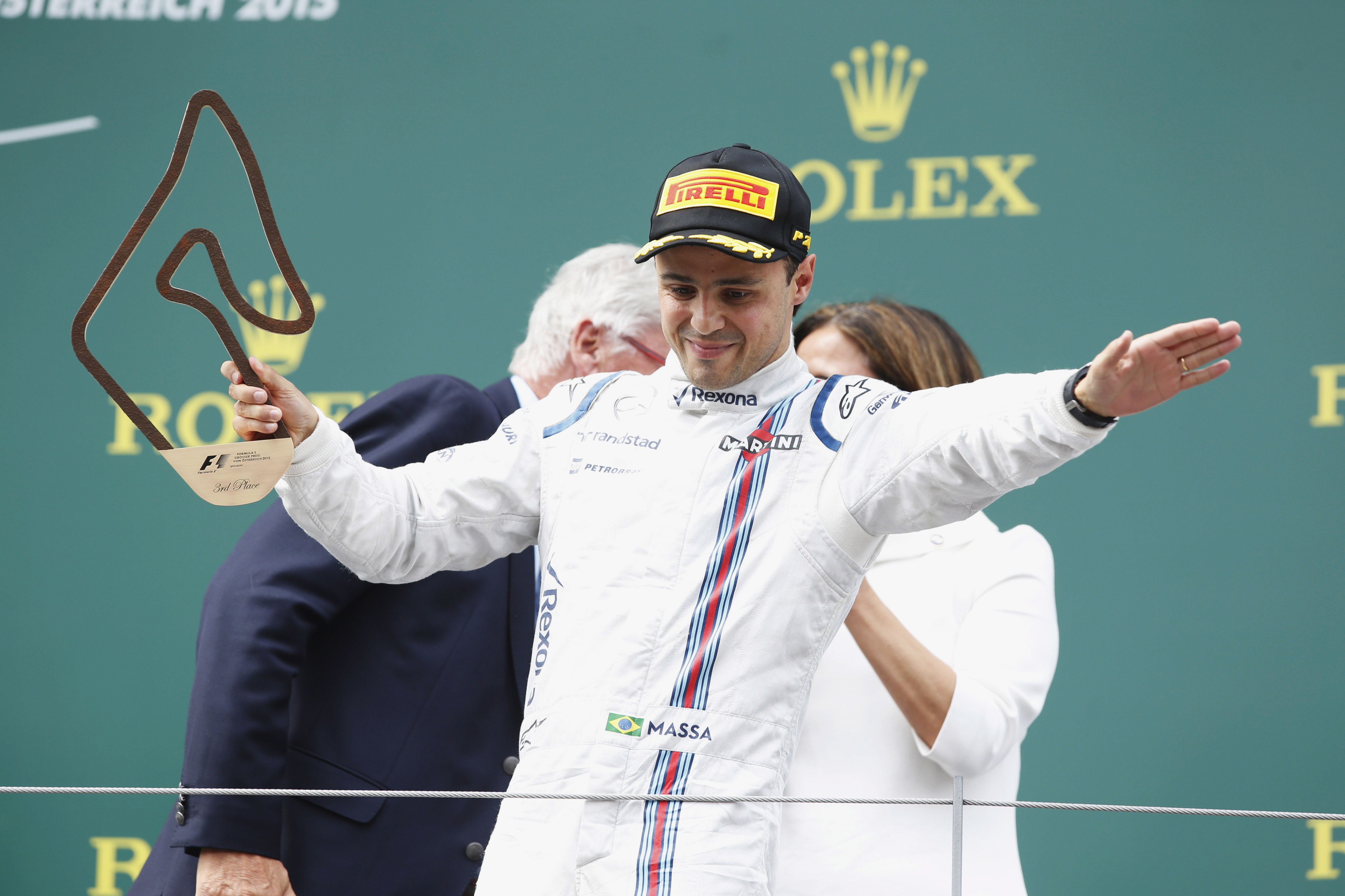 Massa delighted with podium finish
