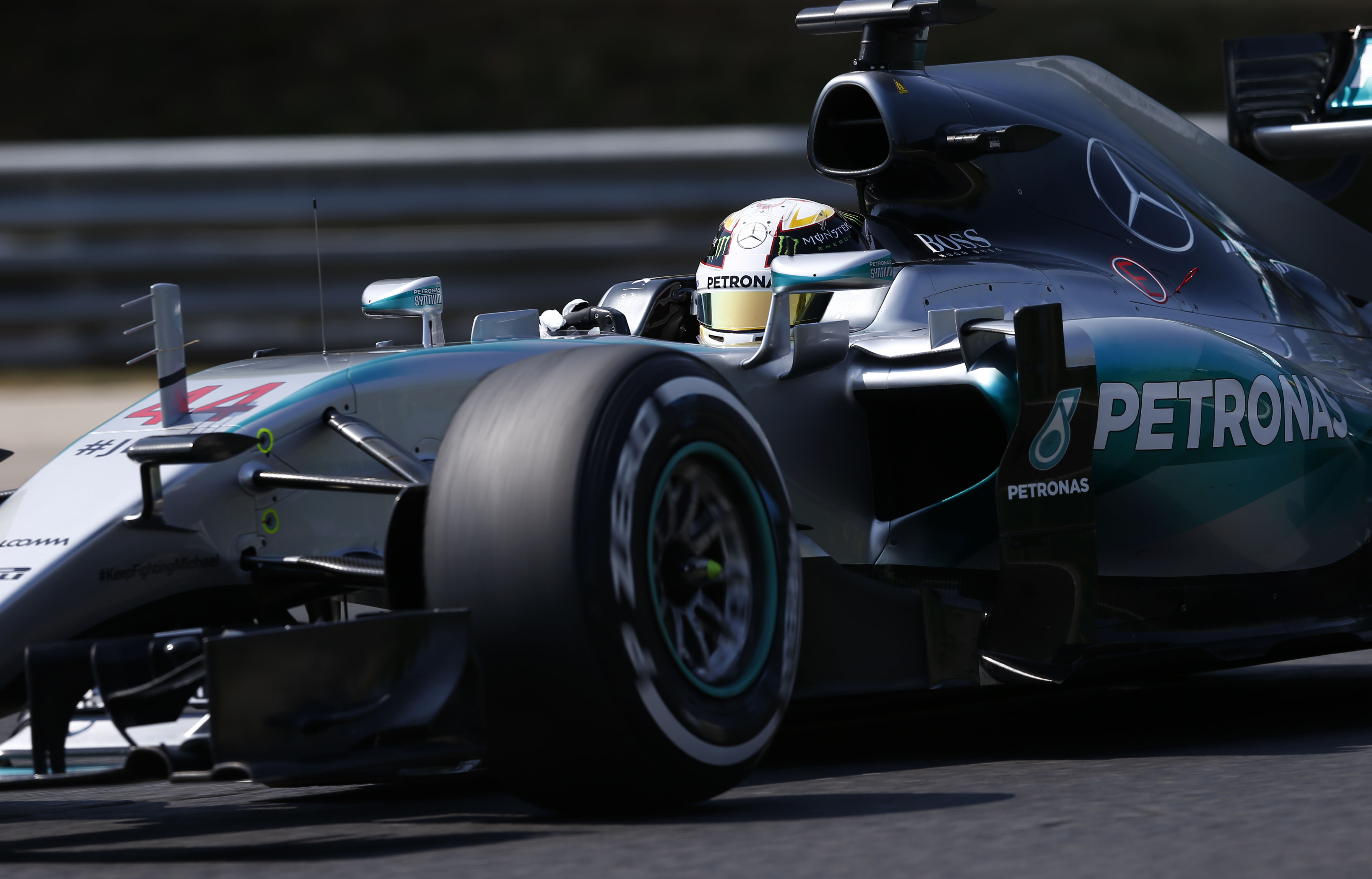 Hamilton takes Hungary pole by half a second