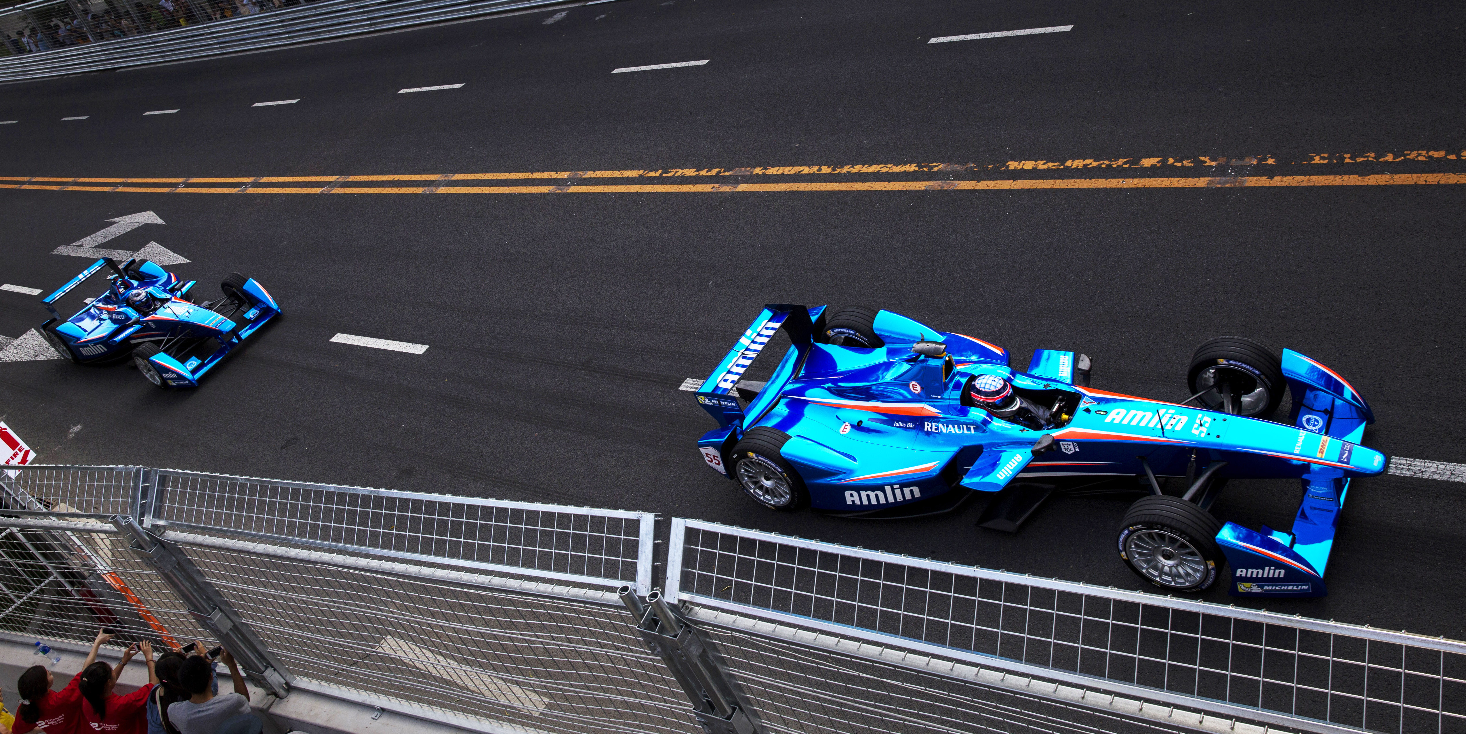 Friday practice session for Formula E season two