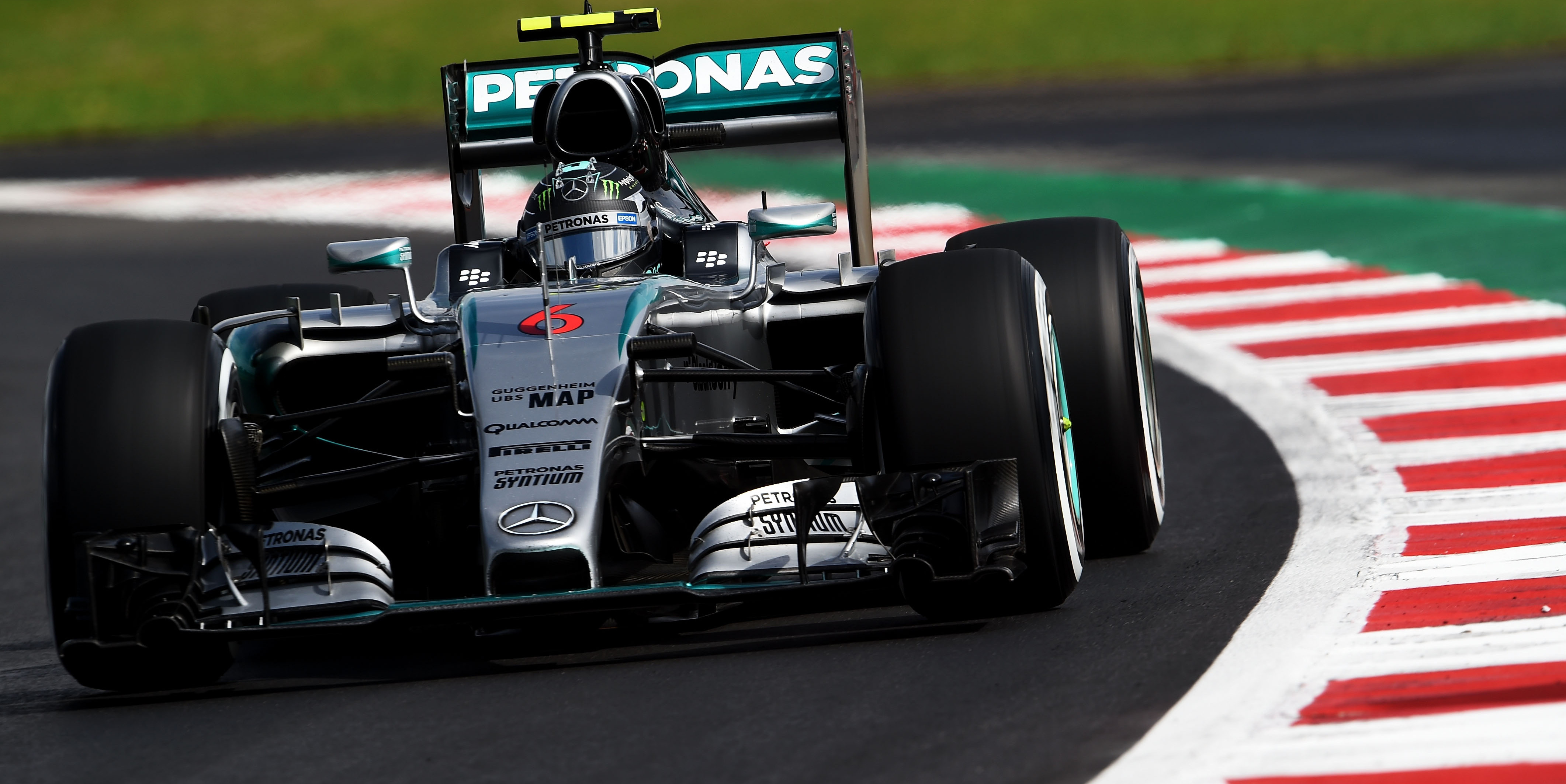 Rosberg on top in second practice in Mexico