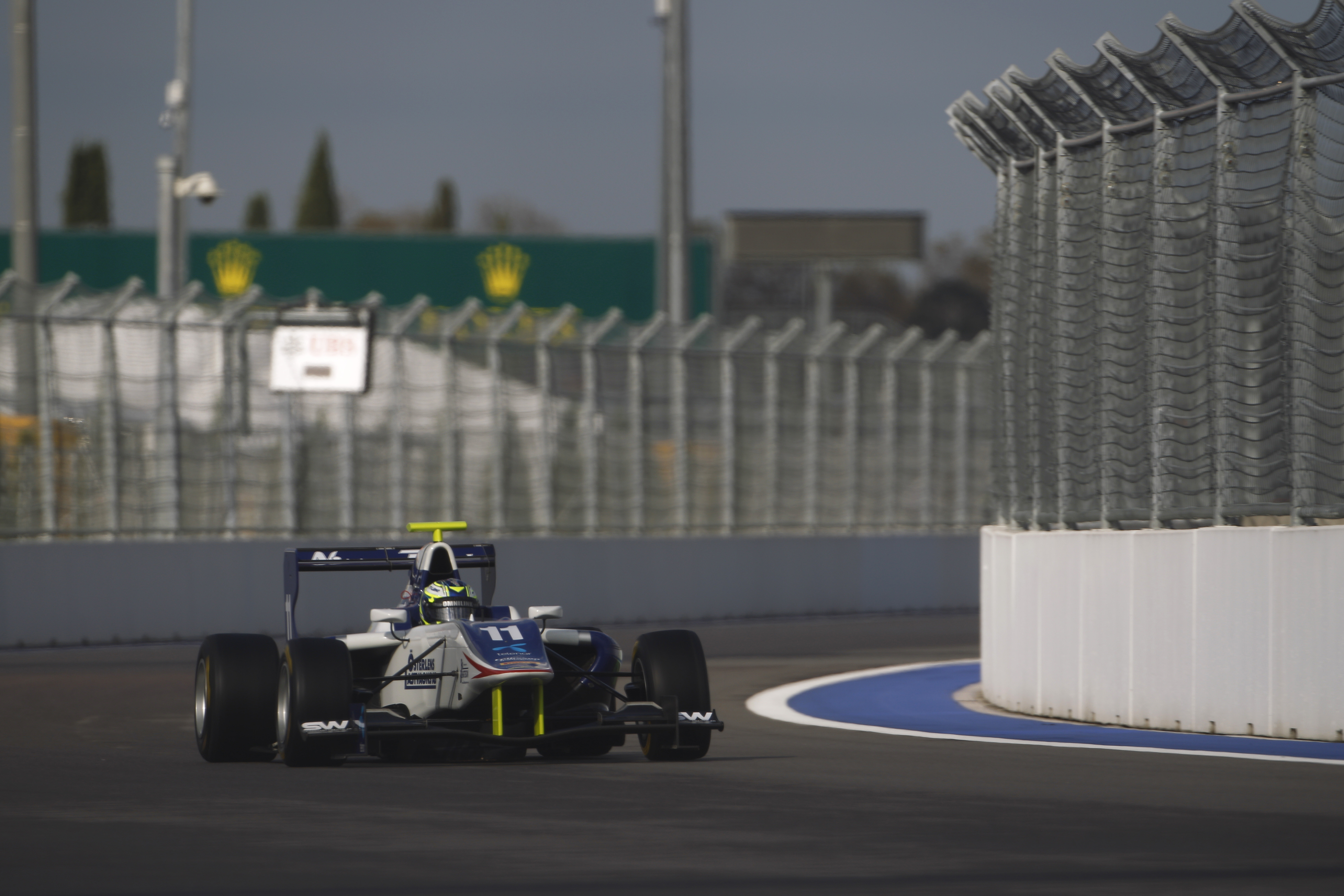 Eriksson eases to GP3 race two win in Sochi