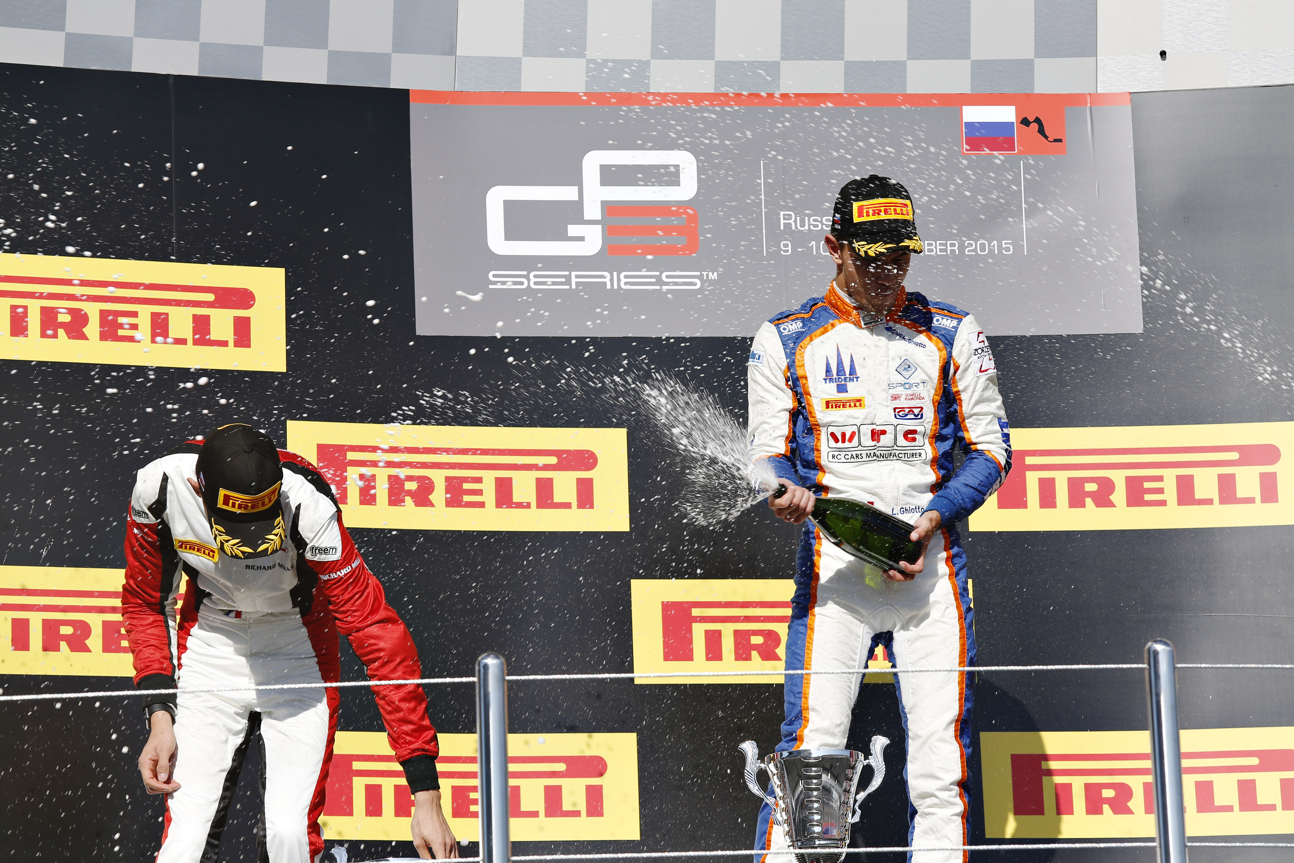 Ghiotto storms to GP3 race one win in Sochi