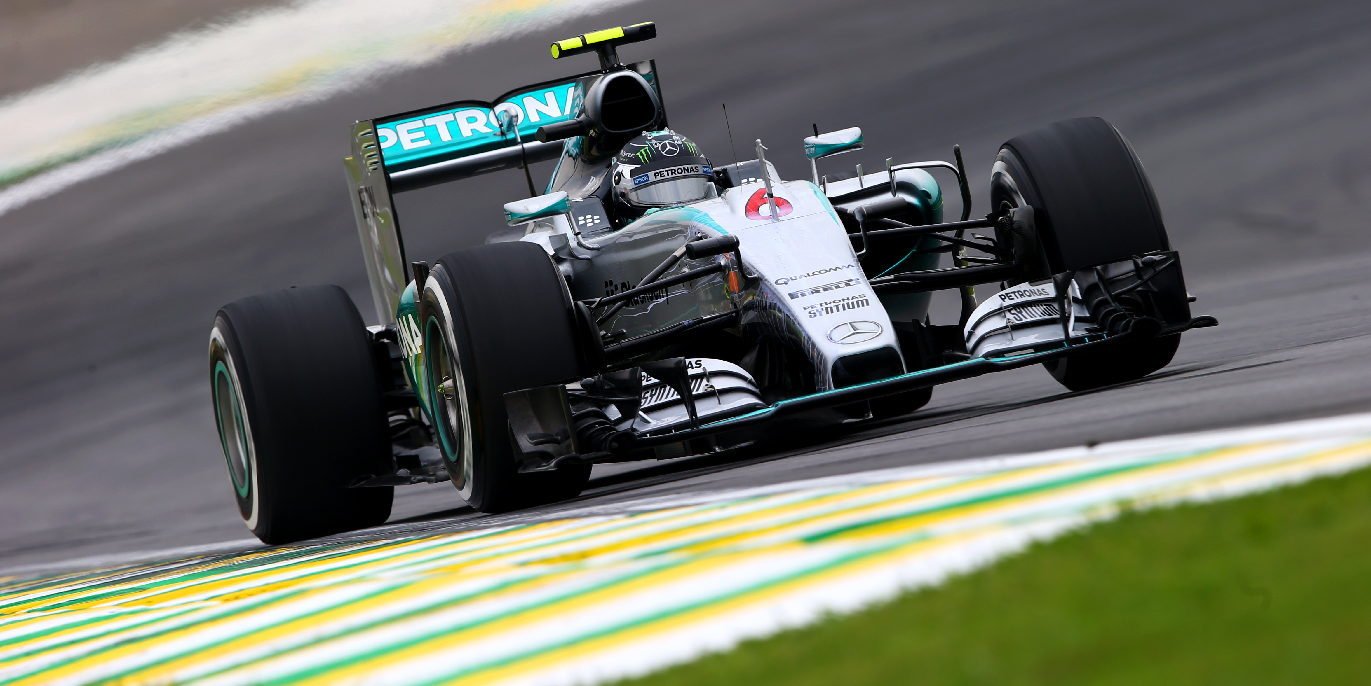 Rosberg leads the way in second practice in Brazil