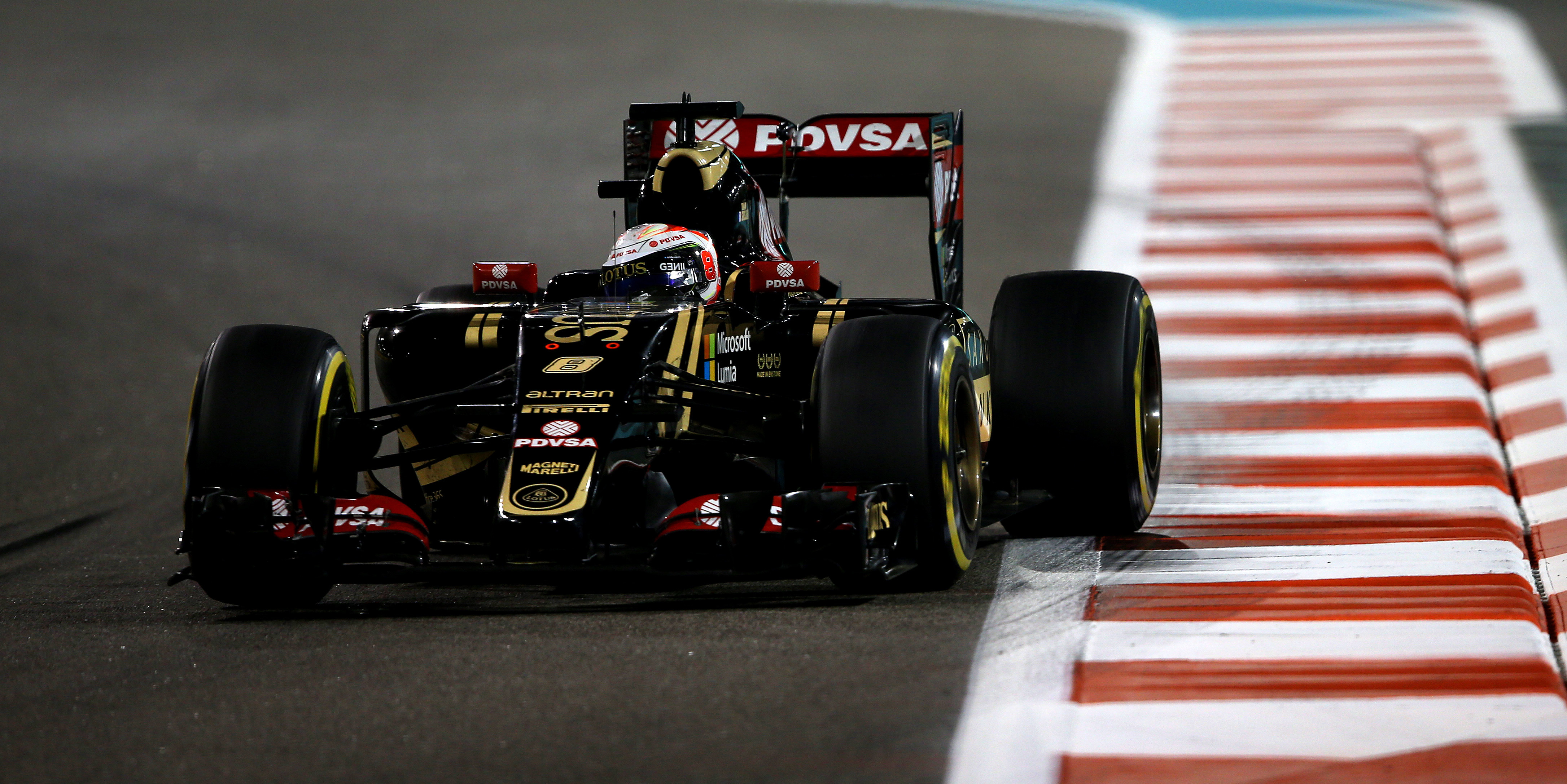 Emotional Grosjean bids farewell to Enstone