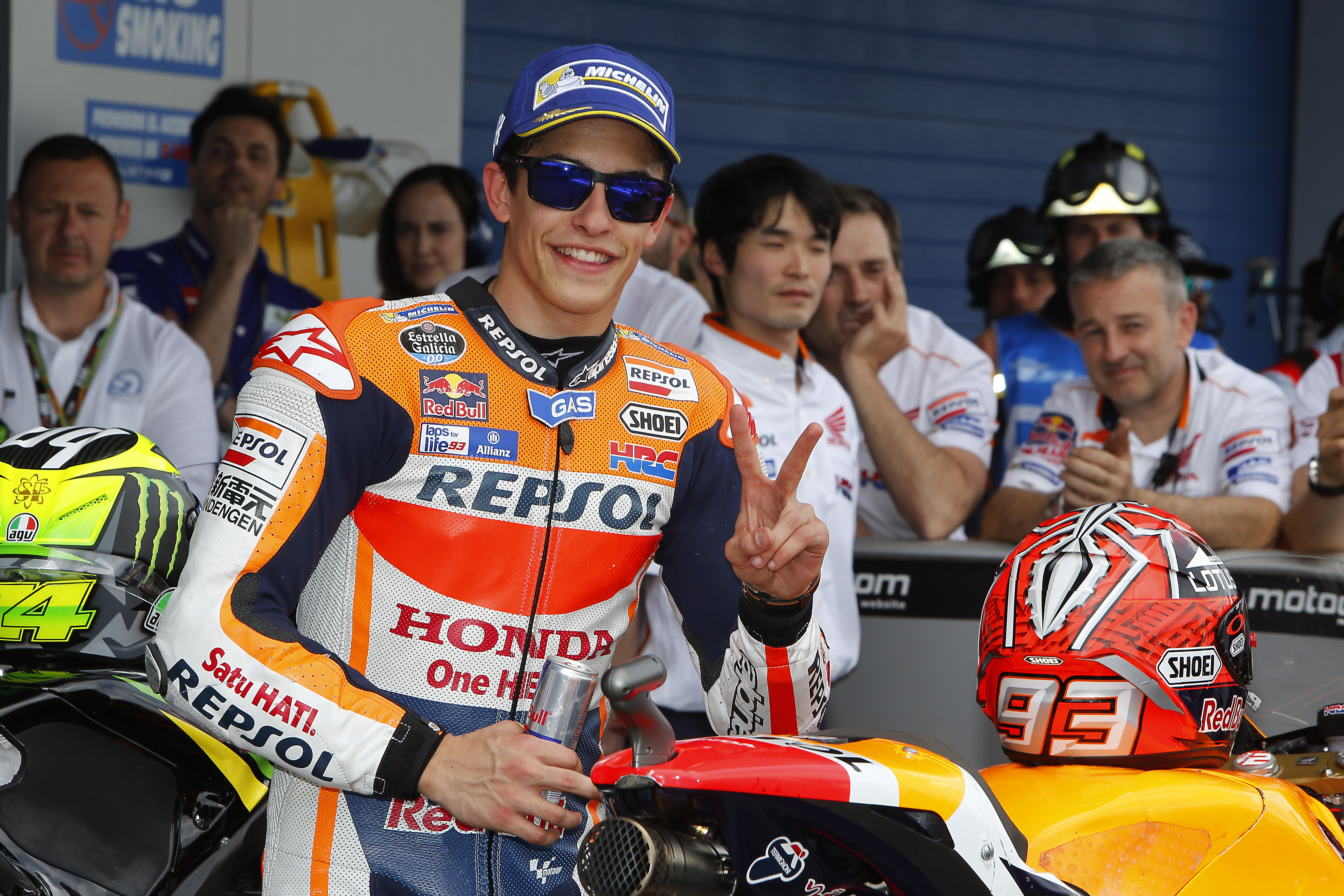 Marquez satisfied with front row start in Jerez