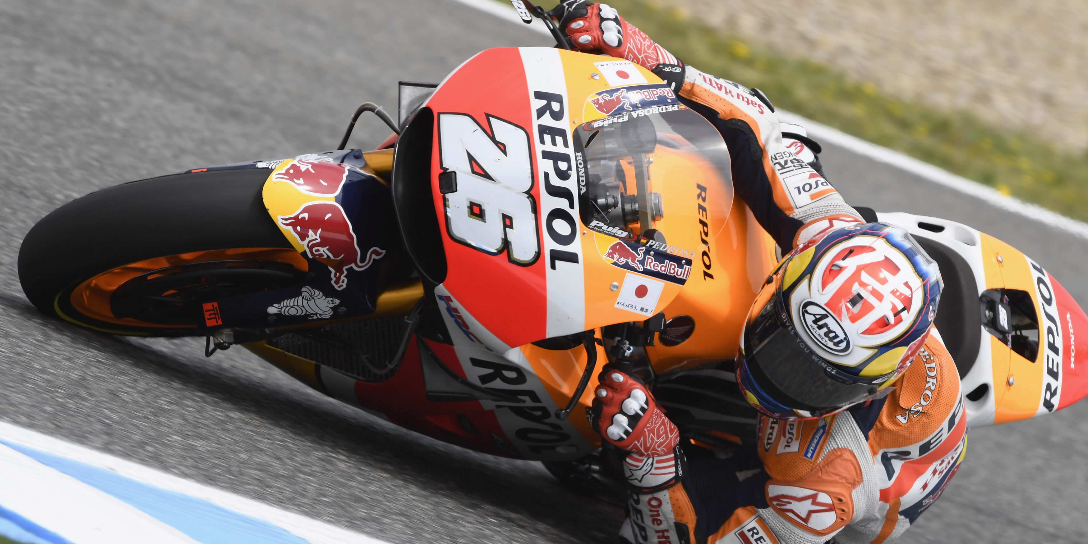 Pedrosa on top ahead of Lorenzo at Le Mans