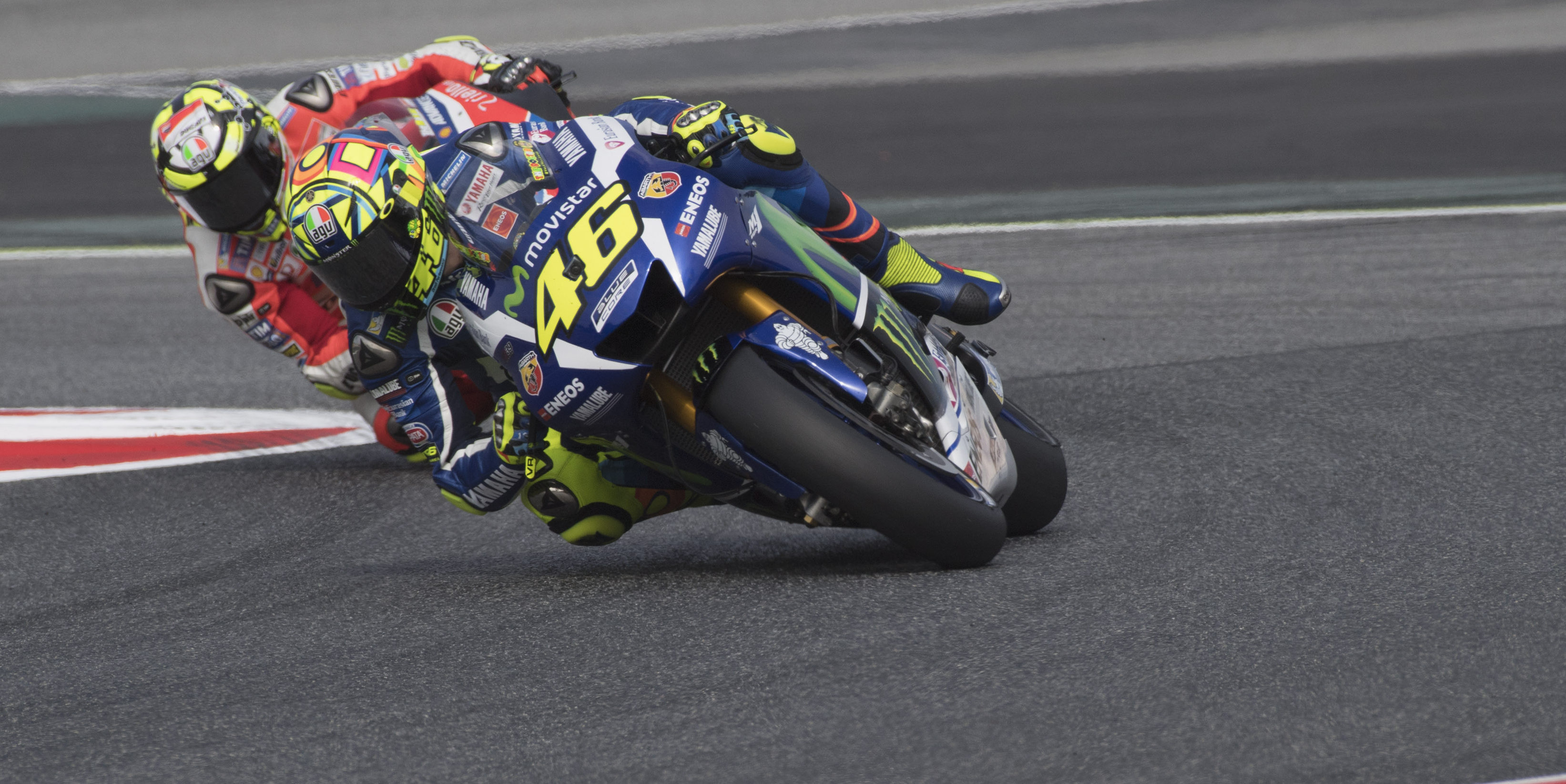 Valentino Rossi wins Catalan MotoGP as Lorenzo crashes out