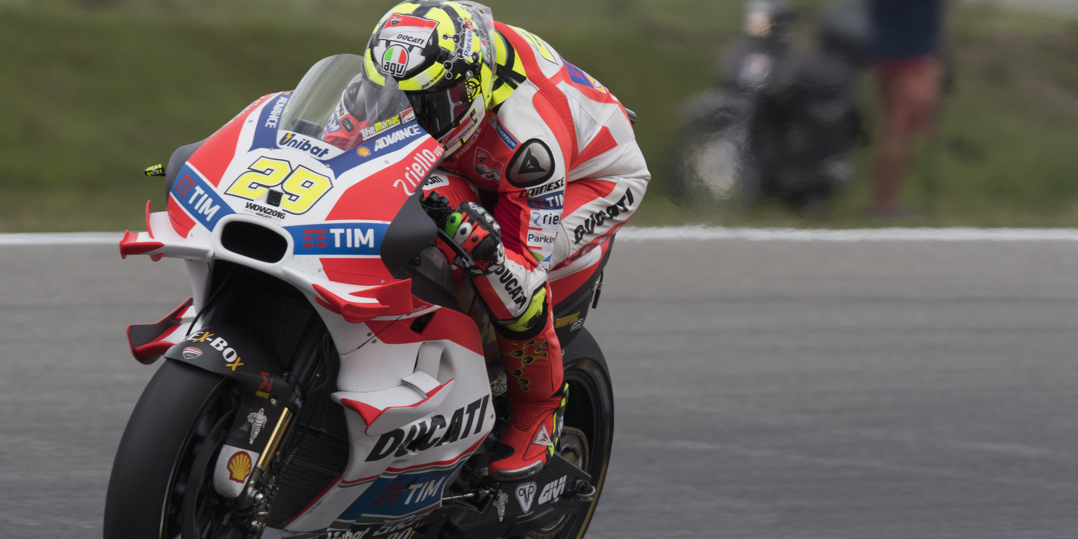 Iannone tops first German GP practice as Lorenzo crashes