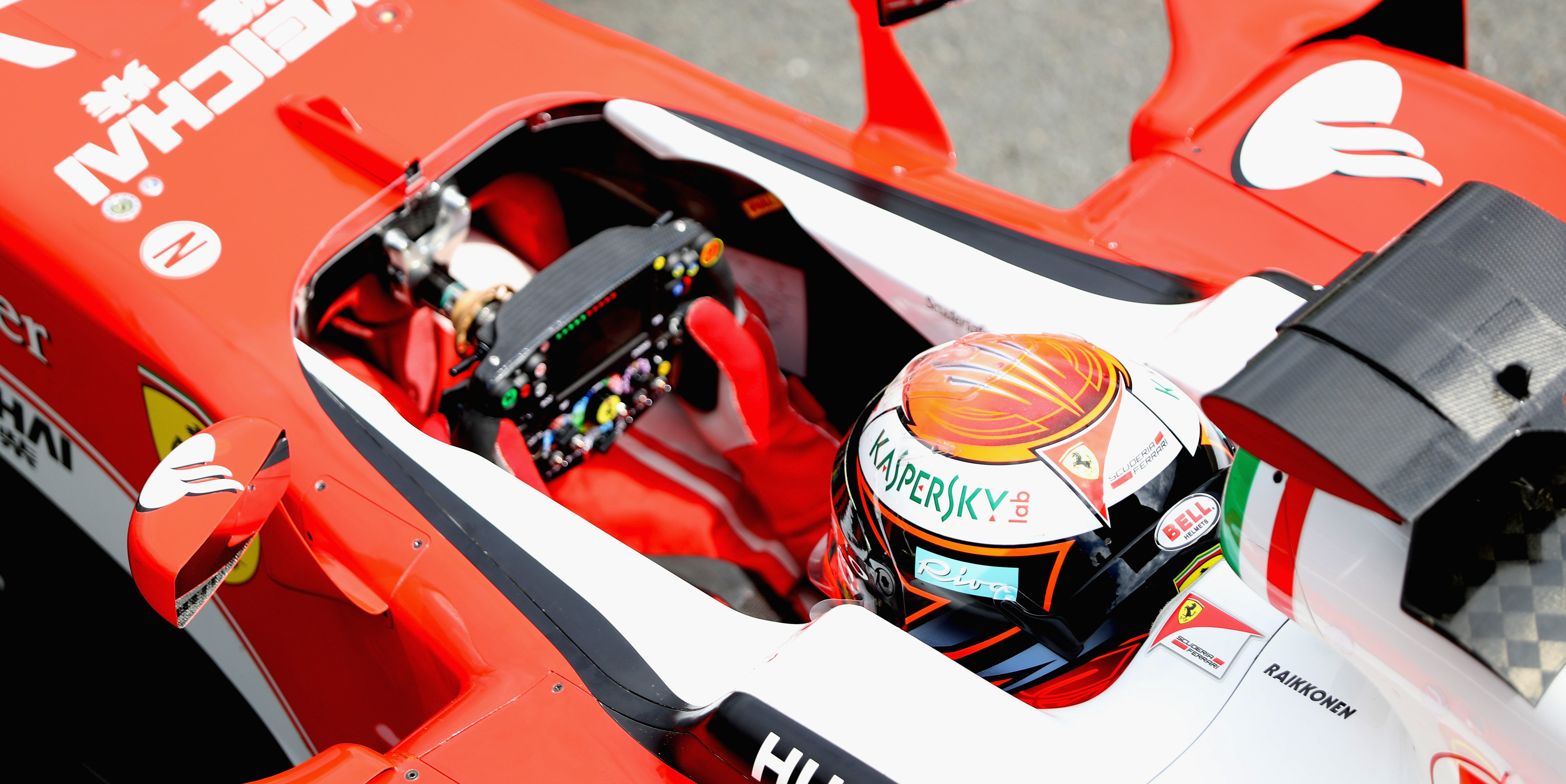 Raikkonen pips Ocon on day two of Silverstone test