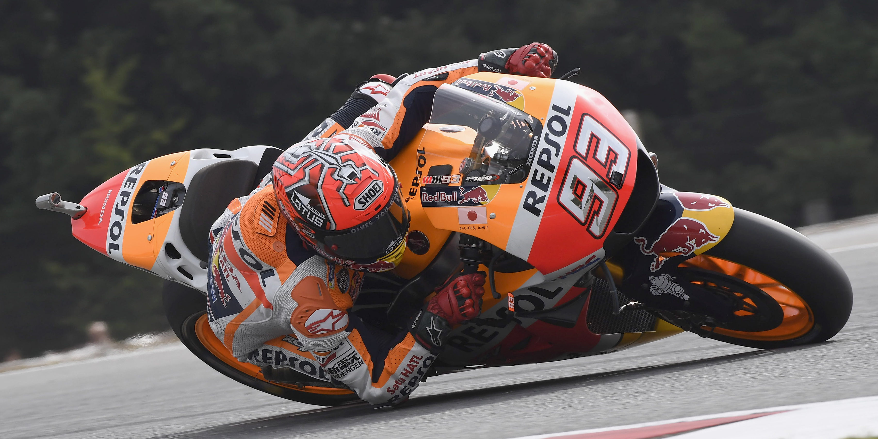 Marquez: “I feel strong in the dry and wet”