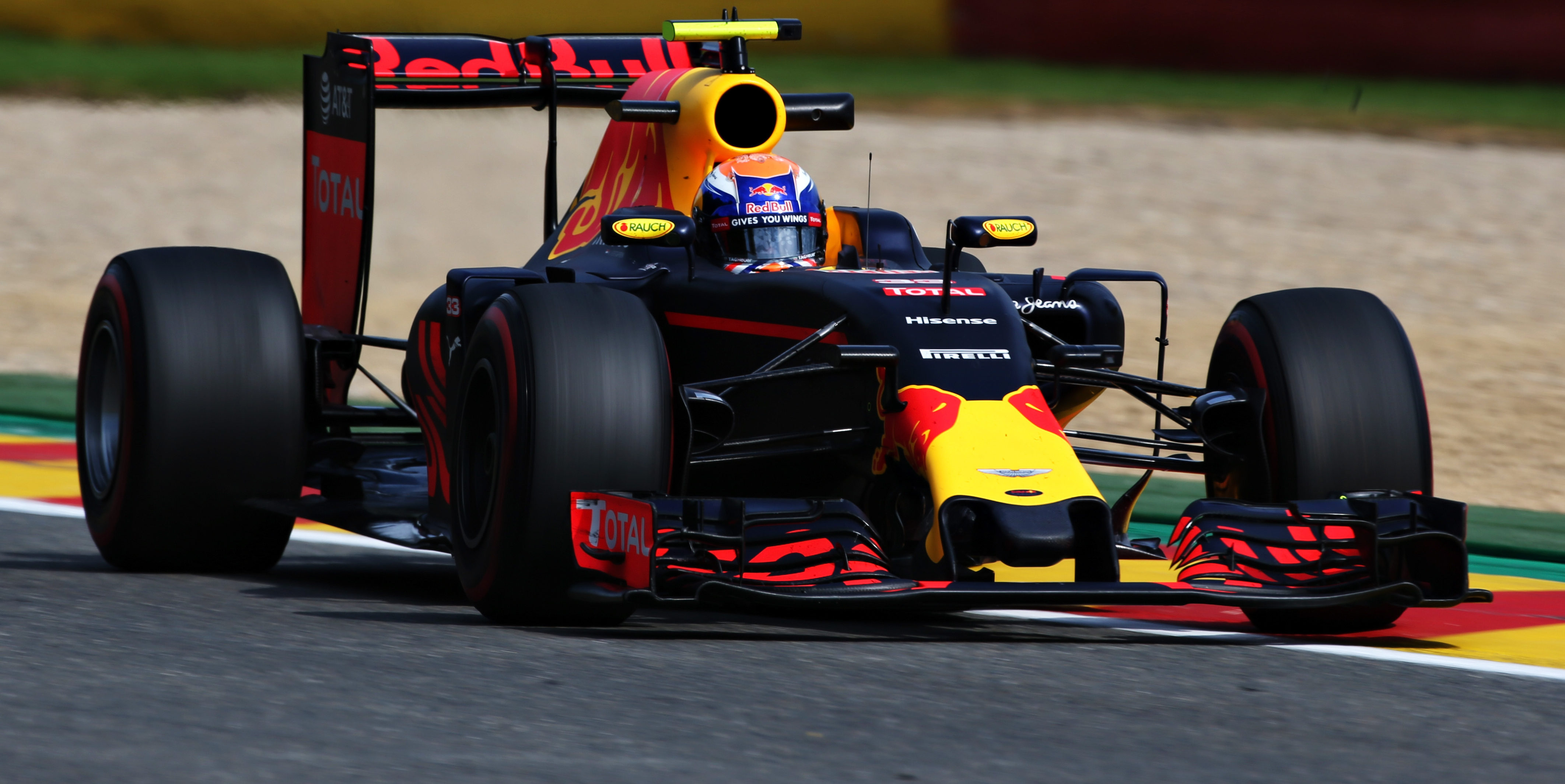 Verstappen leads Red Bull 1-2 in second Belgian GP practice