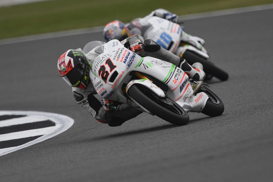 Bagnaia takes Moto3 pole in difficult conditions