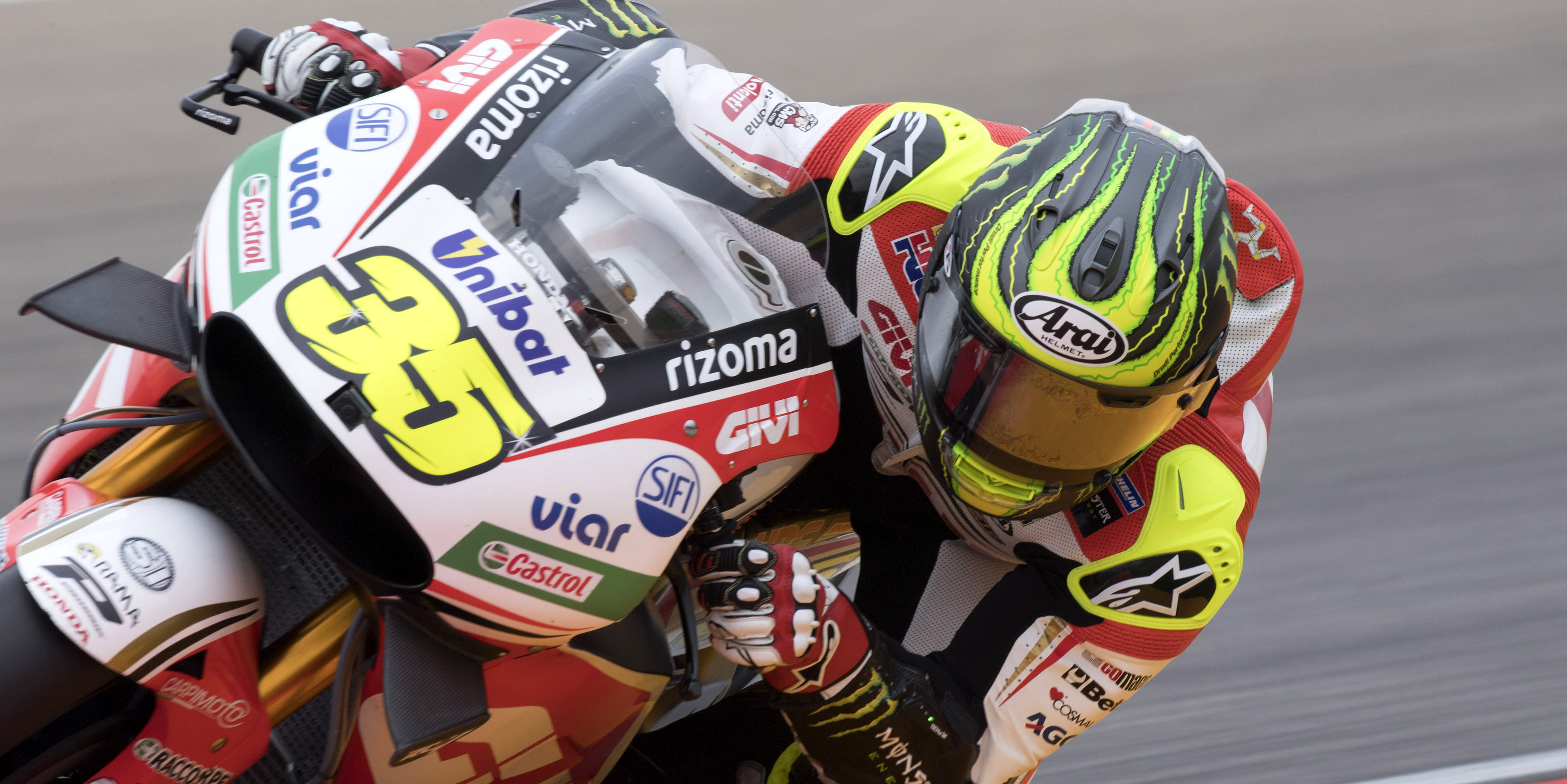 Crutchlow struggling on corner entry at MotorLand