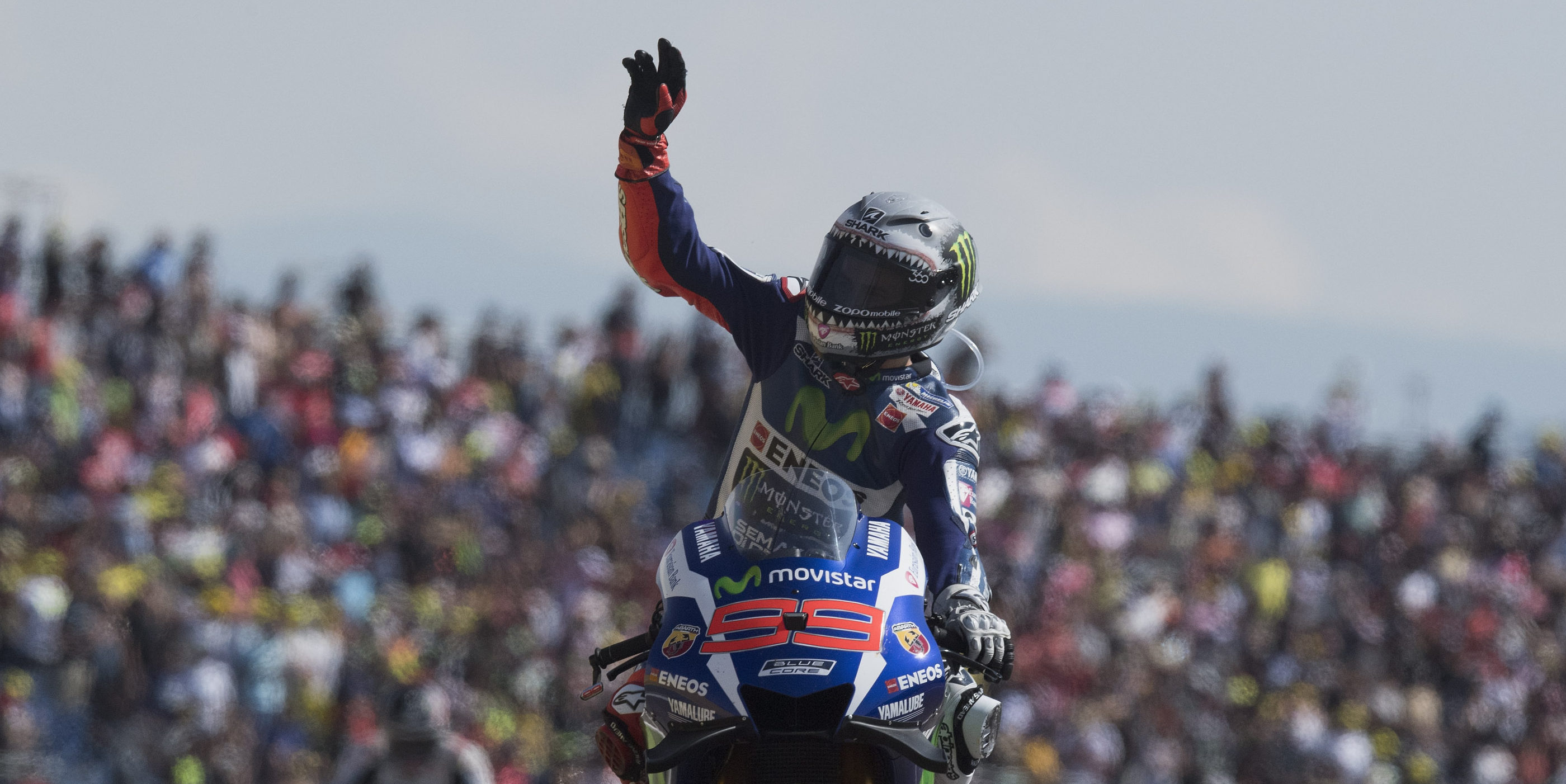 Lorenzo ends tough weekend on the podium