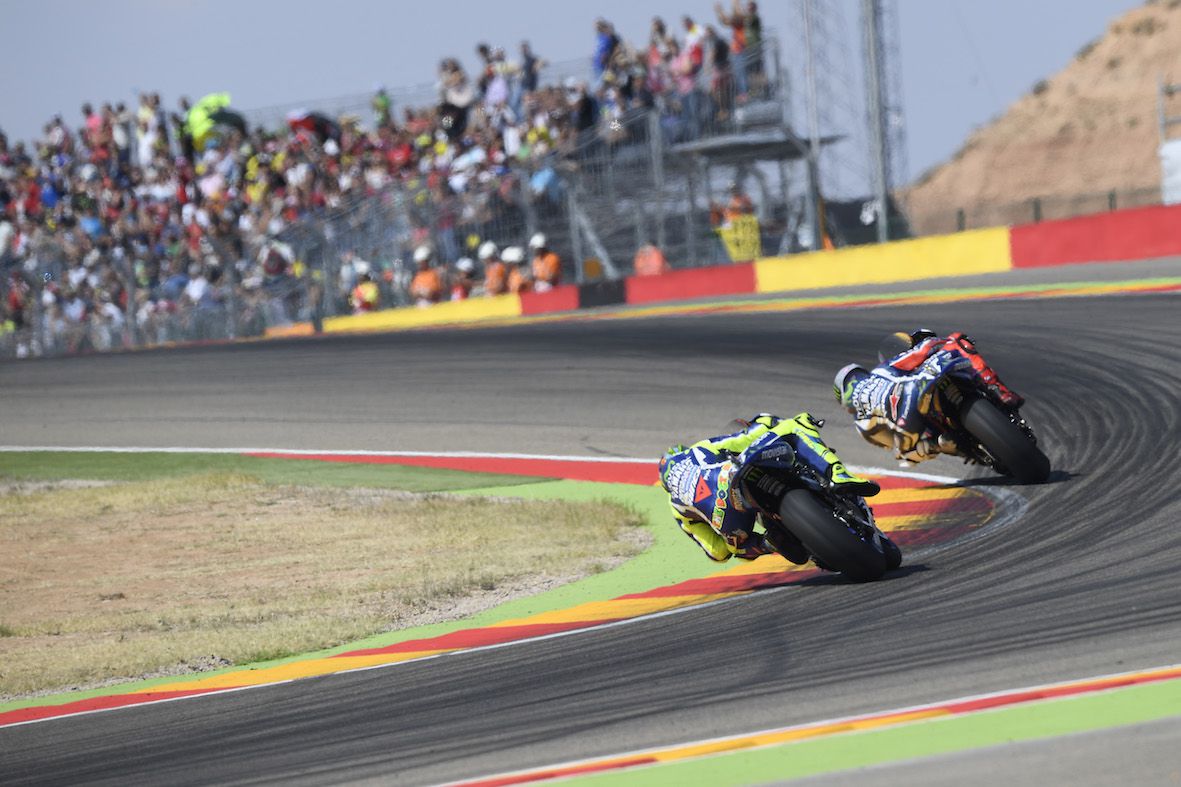 Rossi left ruing late-race mistake in Aragon