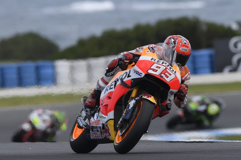 First DNF of 2016 for Marquez after Australia crash