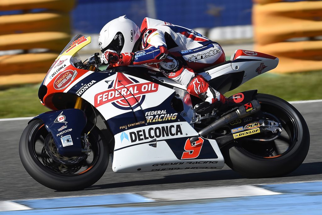 Navarro ‘happy’ after first Moto2 test