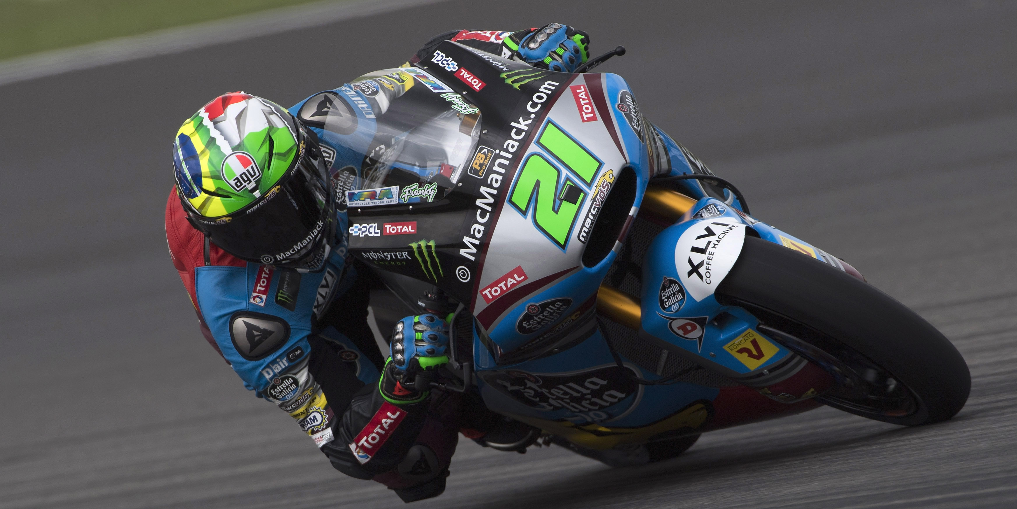 Morbidelli the man to beat on Friday in Moto2