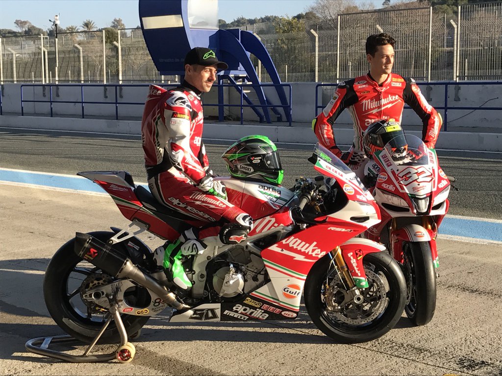 SMR Aprilia unveil 2017 bike in Jerez