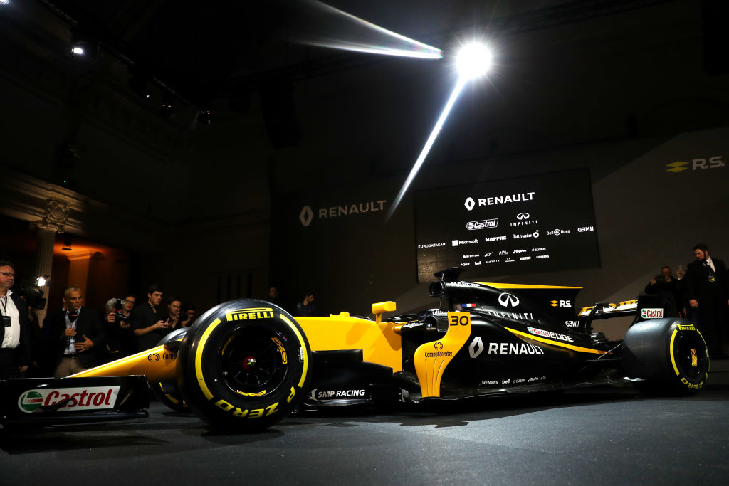 Renault Sport Formula One Team Launch 2017 Car Mark Thompson/Getty Images Sport
