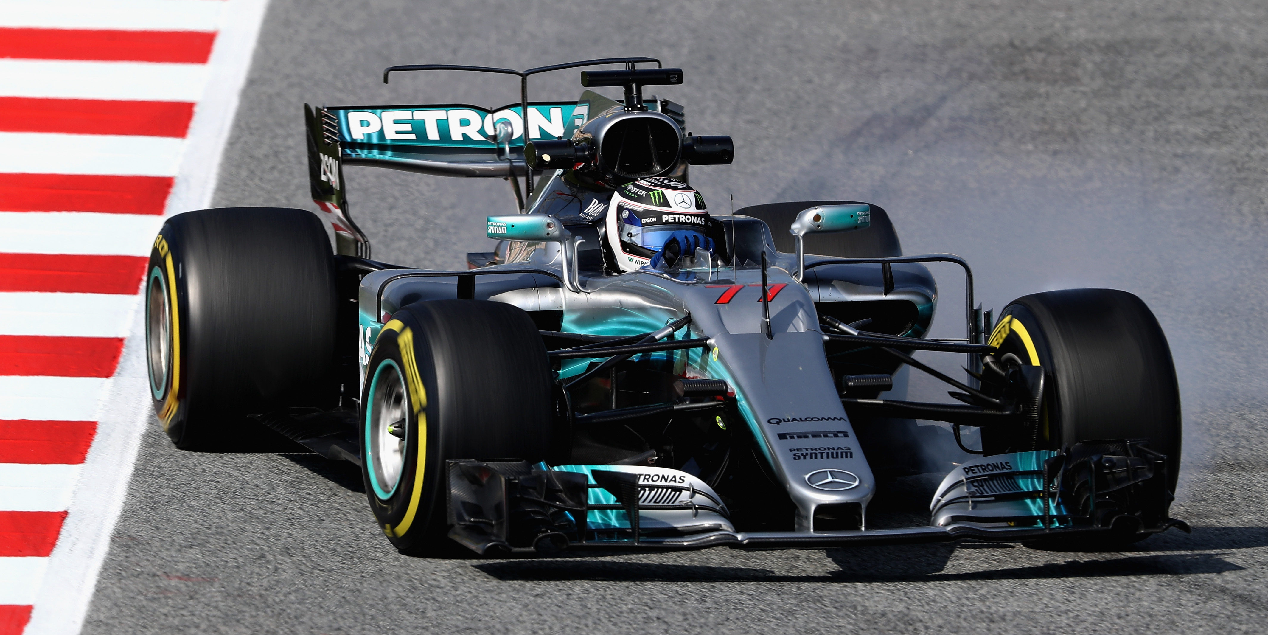 Mercedes kicks off 2017 with mammoth mileage