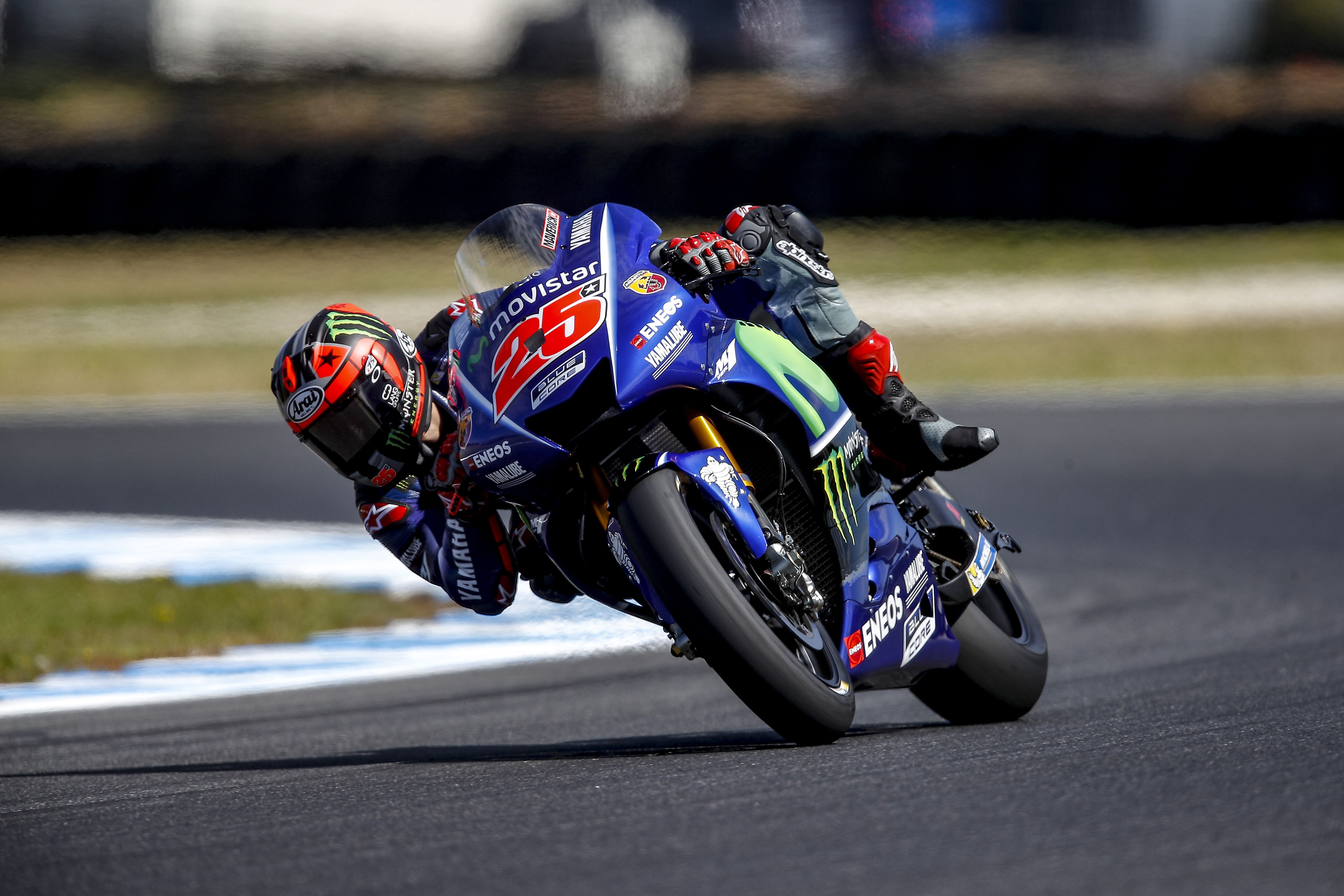 Vinales made ‘good step’ with M1 on Wednesday