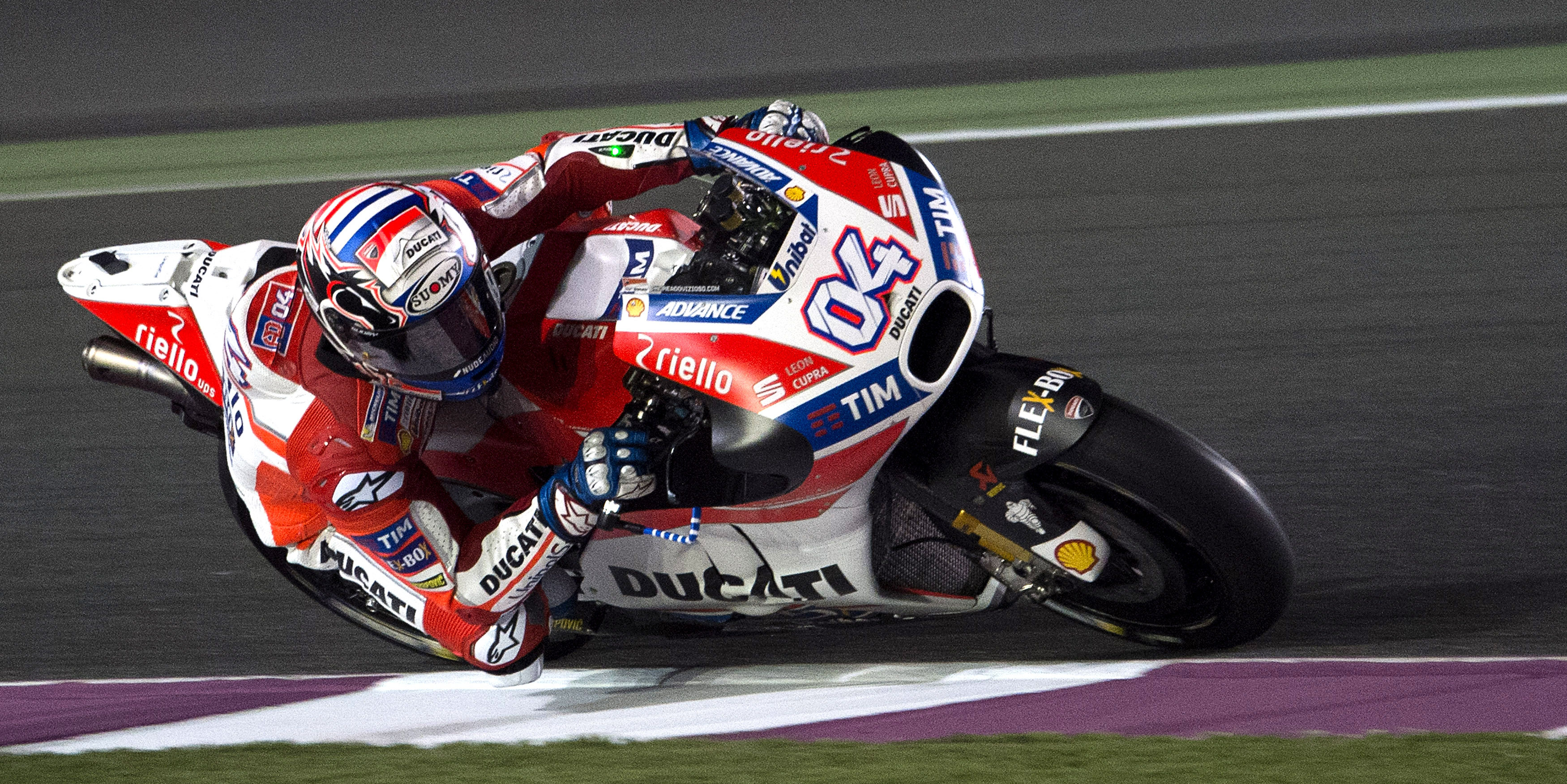 Dovizioso leads opening night of Qatar test