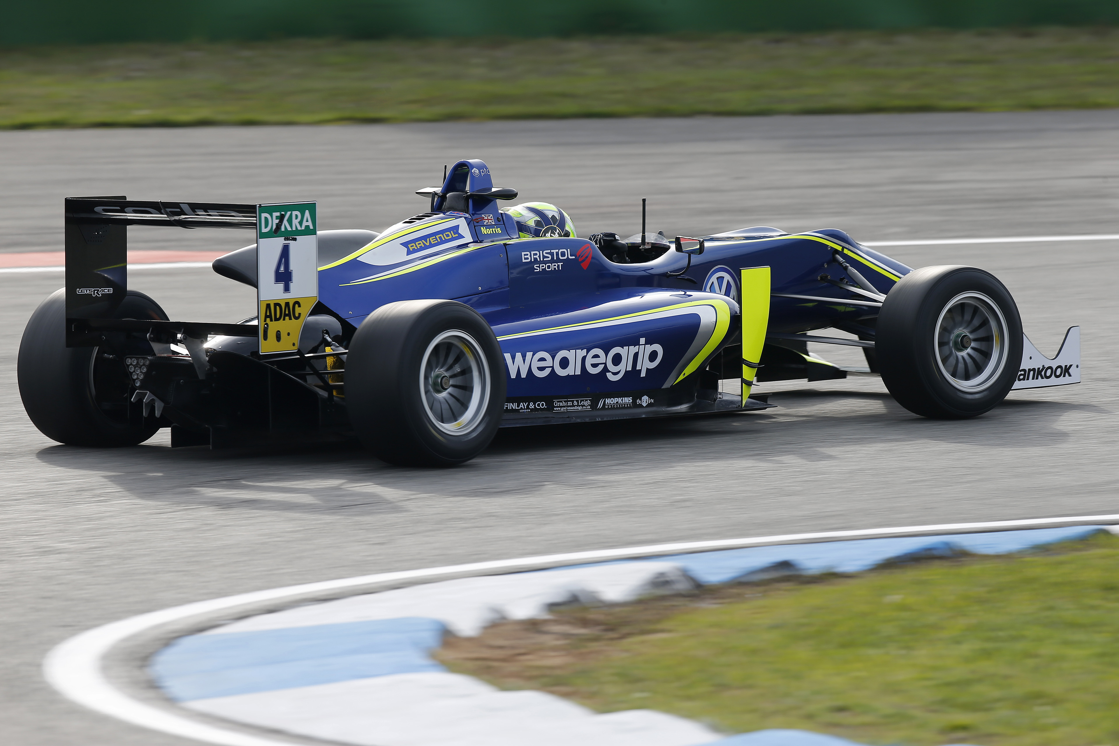 Norris tops first 2017 test day