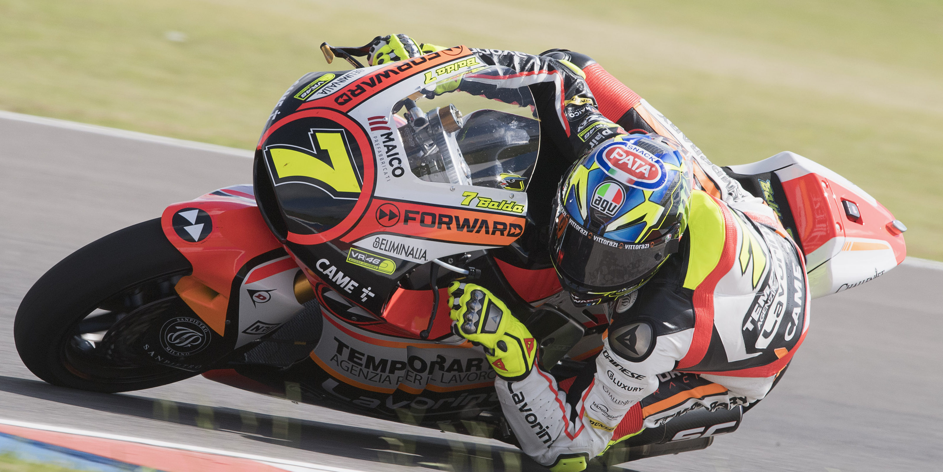 Lorenzo Baldassarri tops rain affected FP3