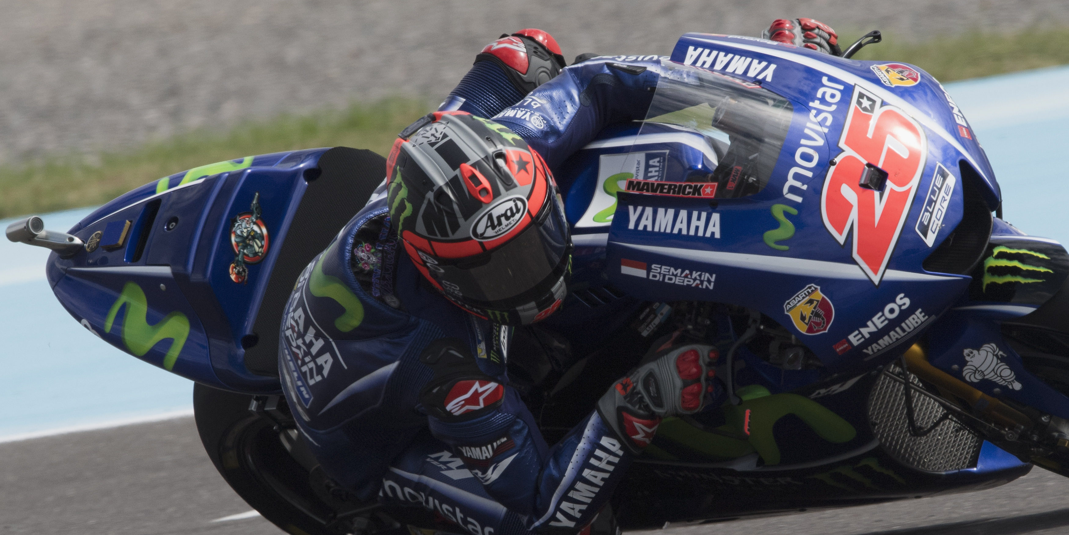 Vinales tops crash-strewn third practice in Texas