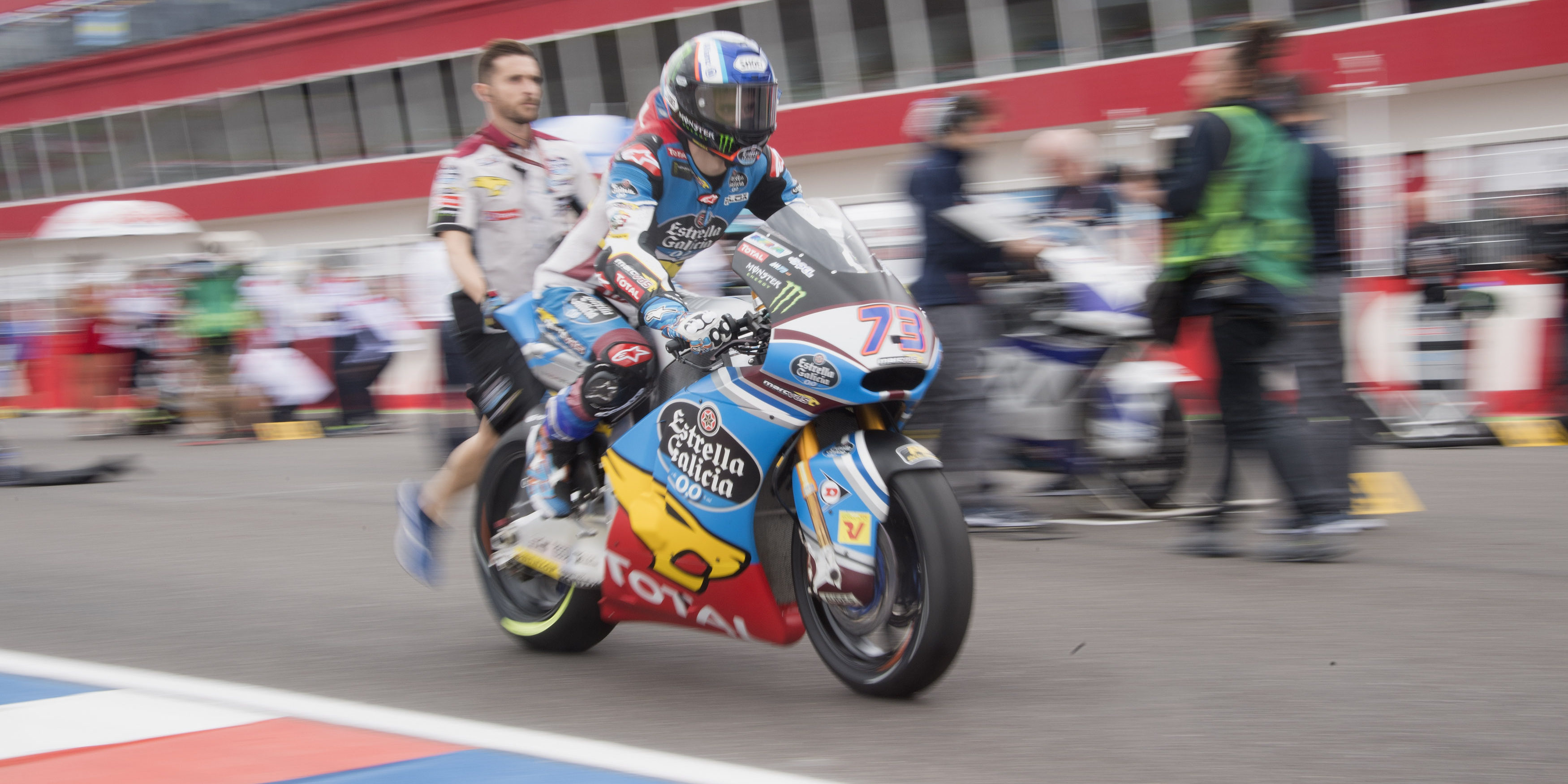 Marc VDS lead the way on Friday in Moto2