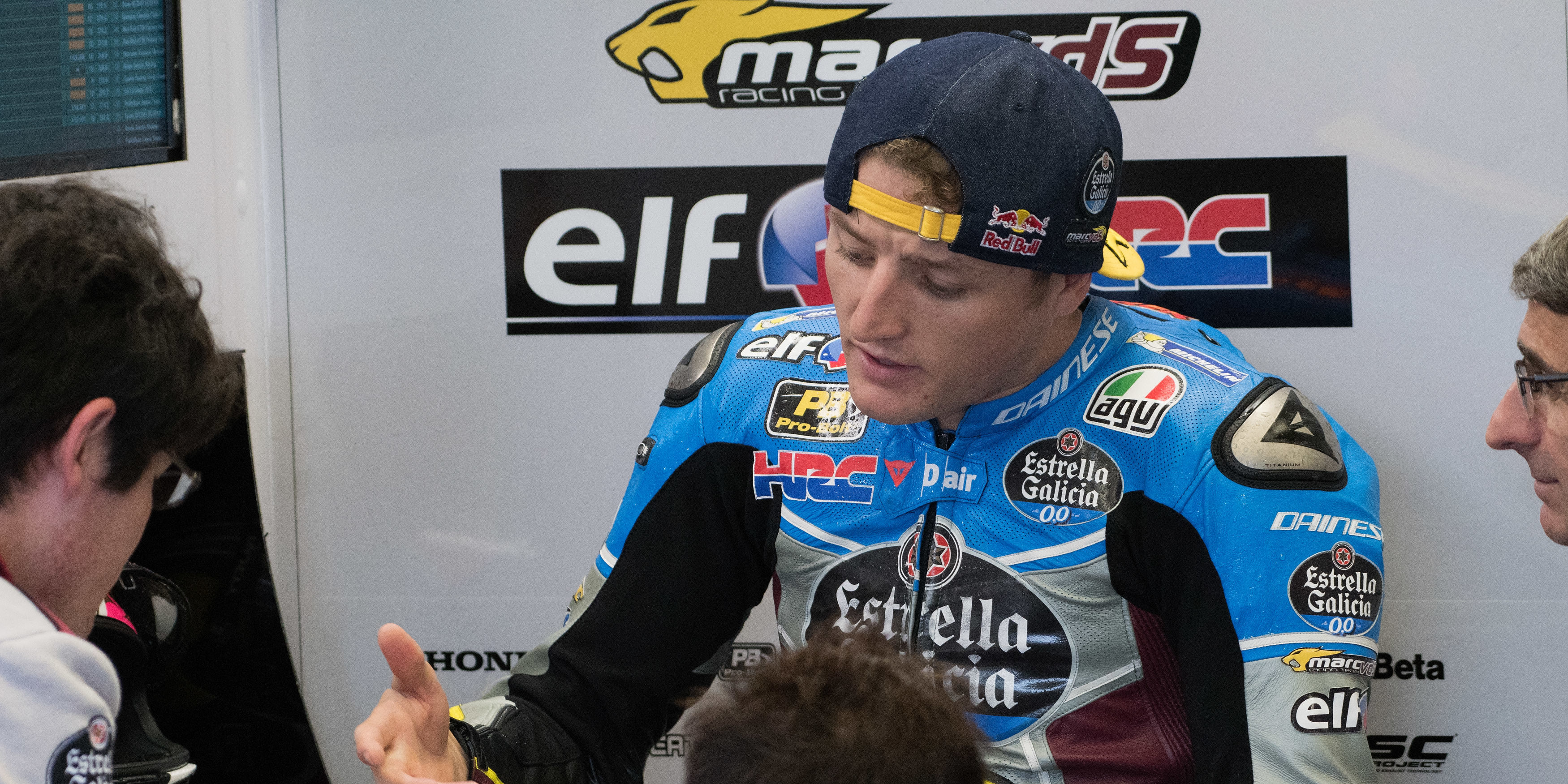 Miller fastest in the mixed conditions of FP1
