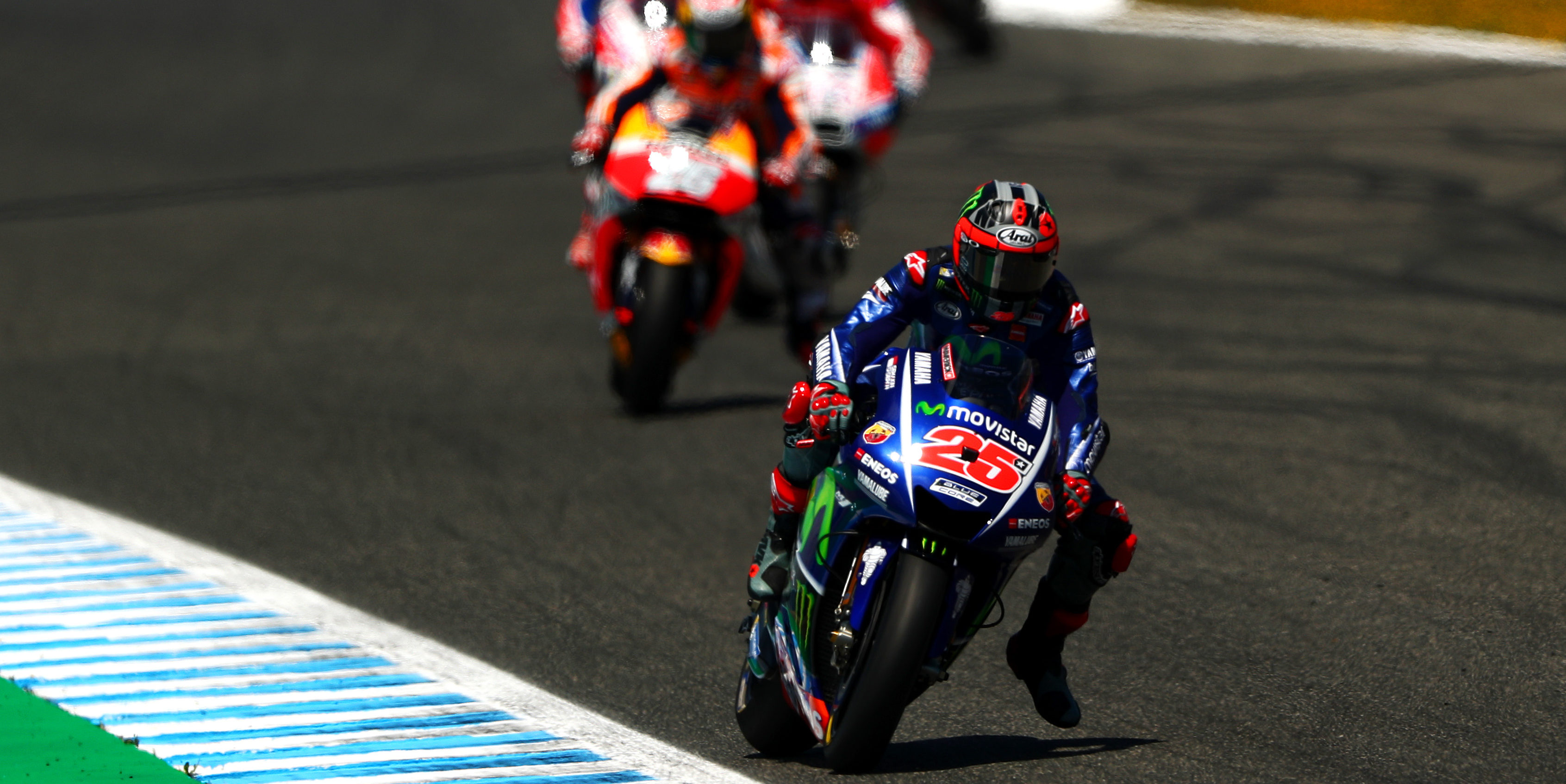 Vinales satisfied with qualifying result despite wheelspin issue
