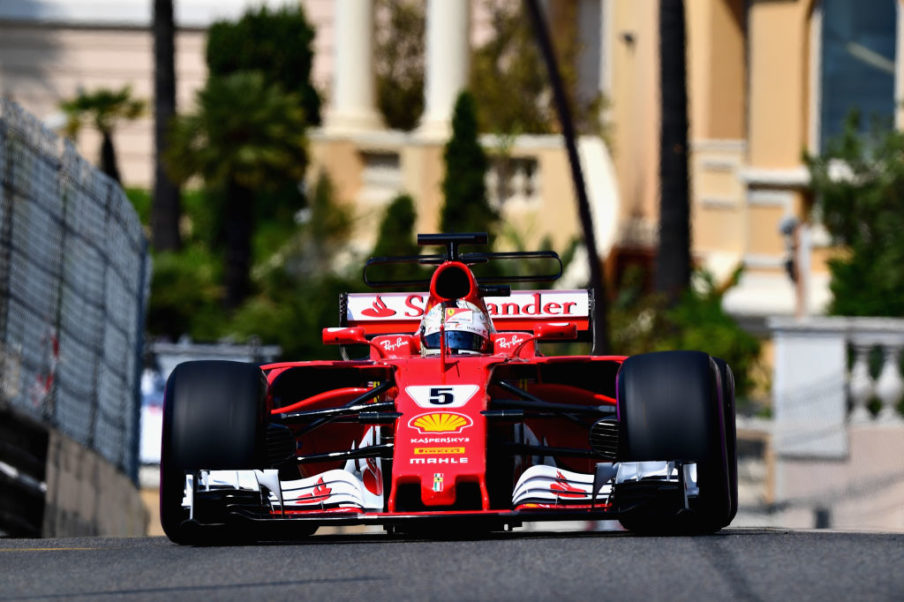 Vettel leads Ferrari 1-2 in final practice in Monaco