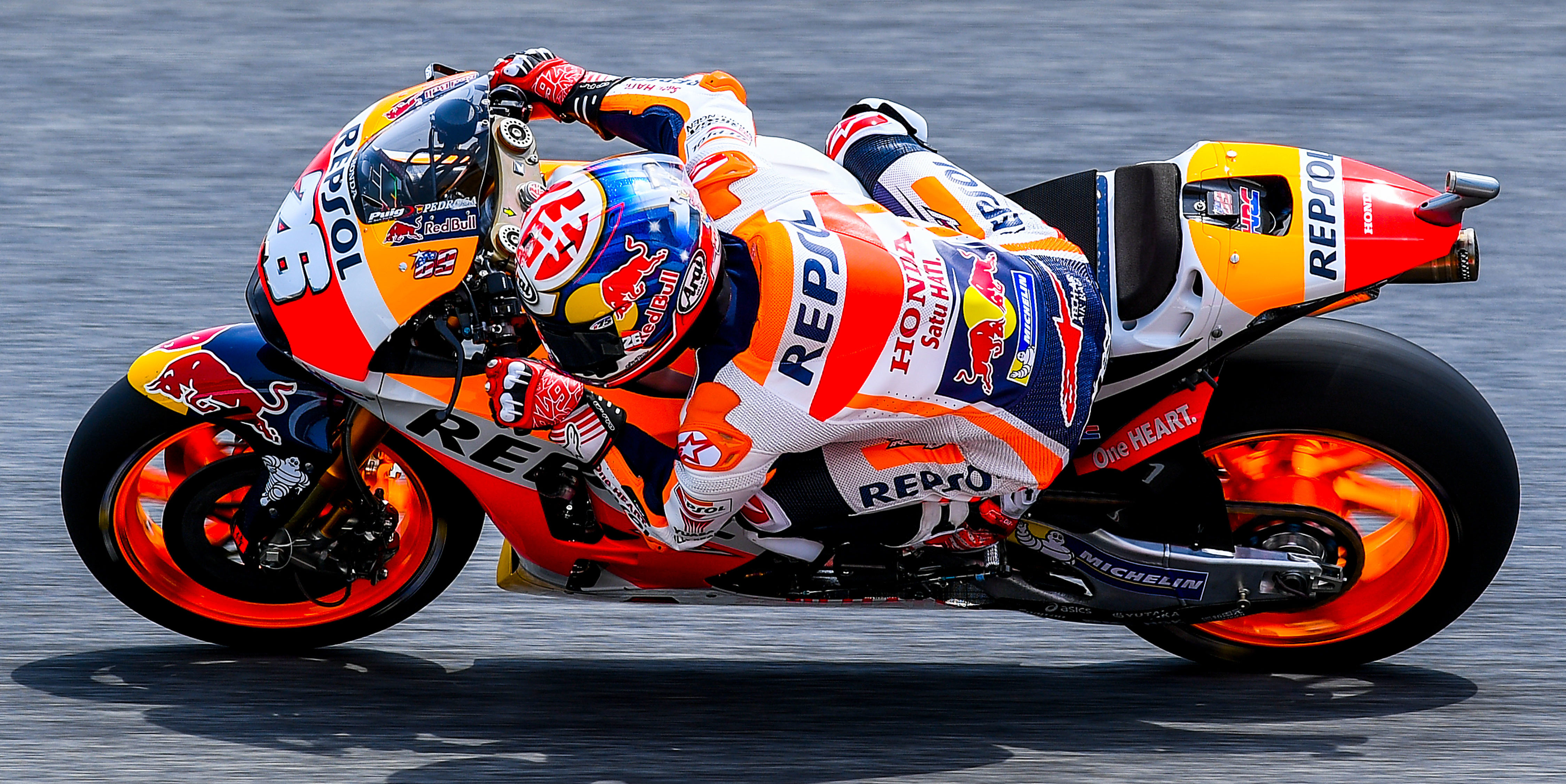 Dani Pedrosa takes Catalunya pole as Marquez crashes again