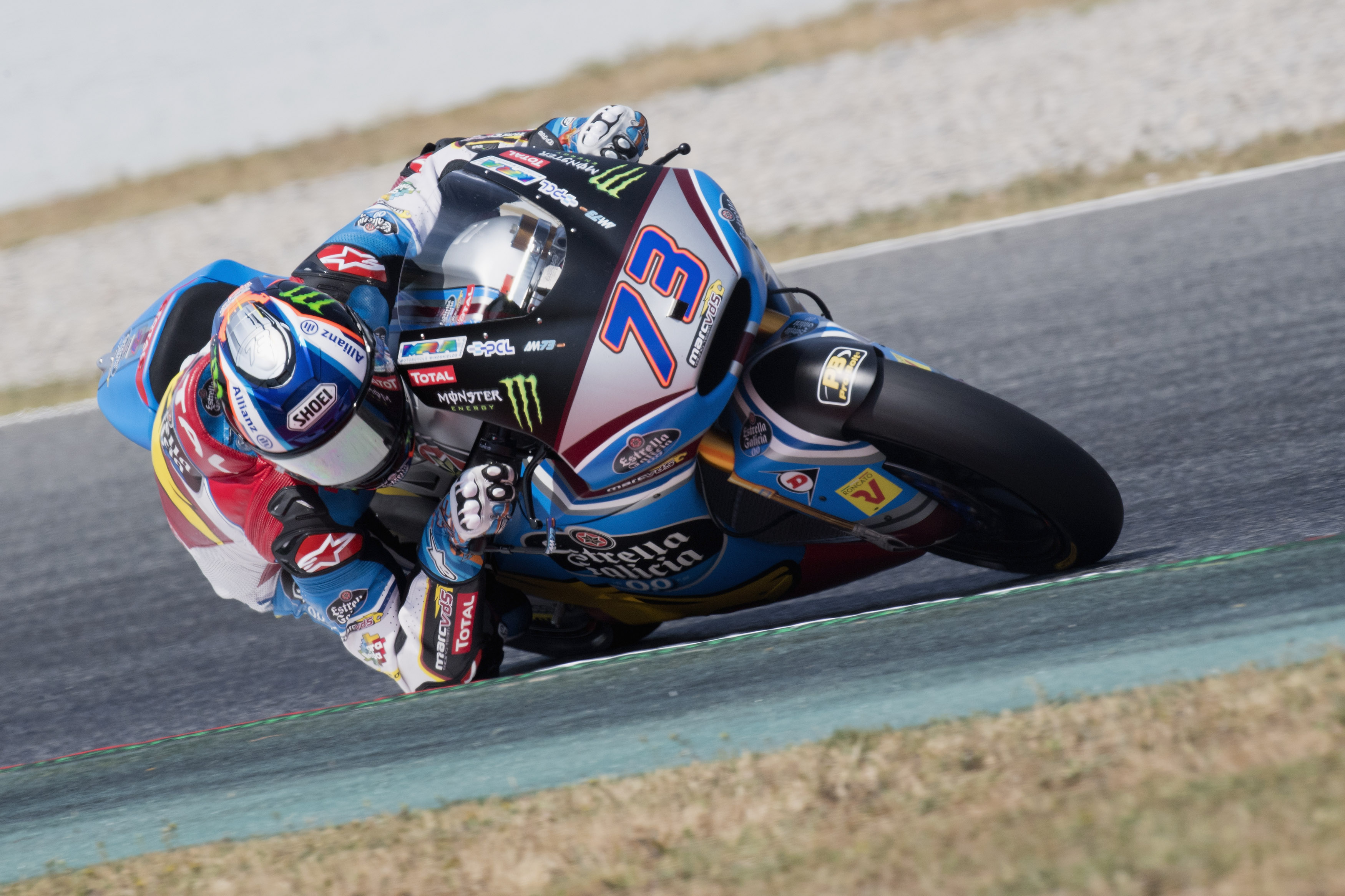 Marquez edges Pasini in tight final Moto2 practice