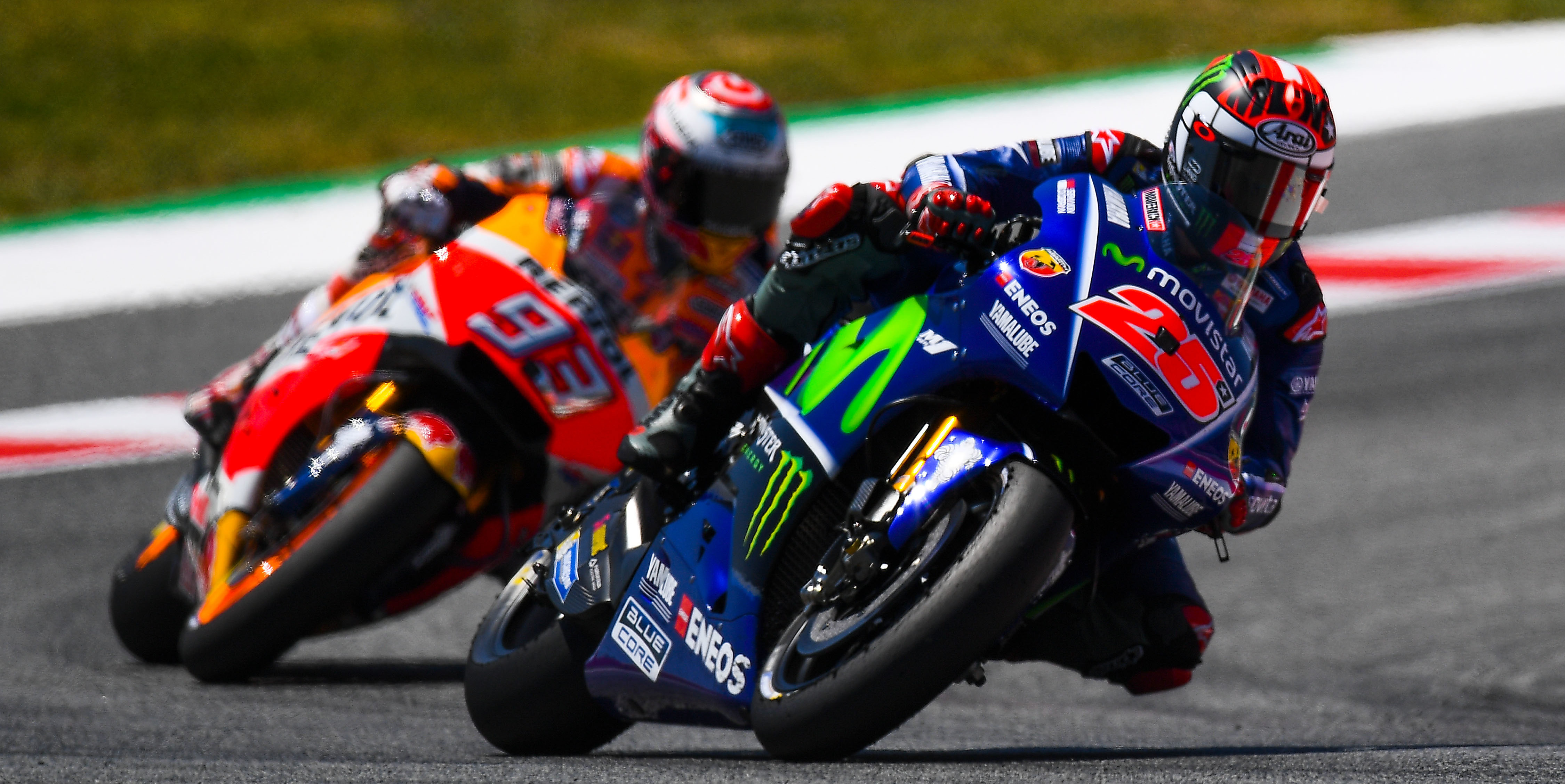 Marquez & Dovizioso main rivals, claims Vinales