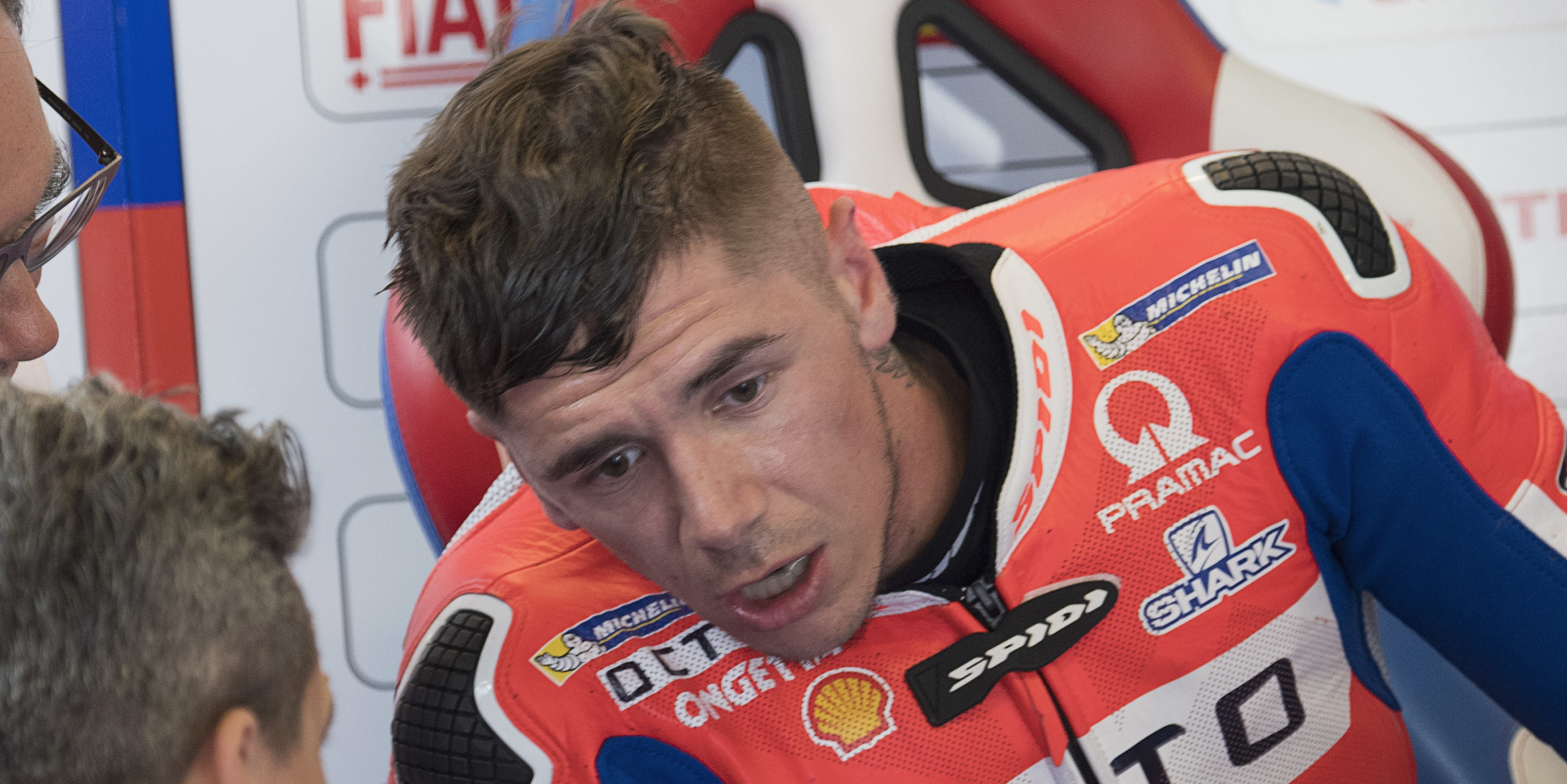 Redding fastest in wet third practice