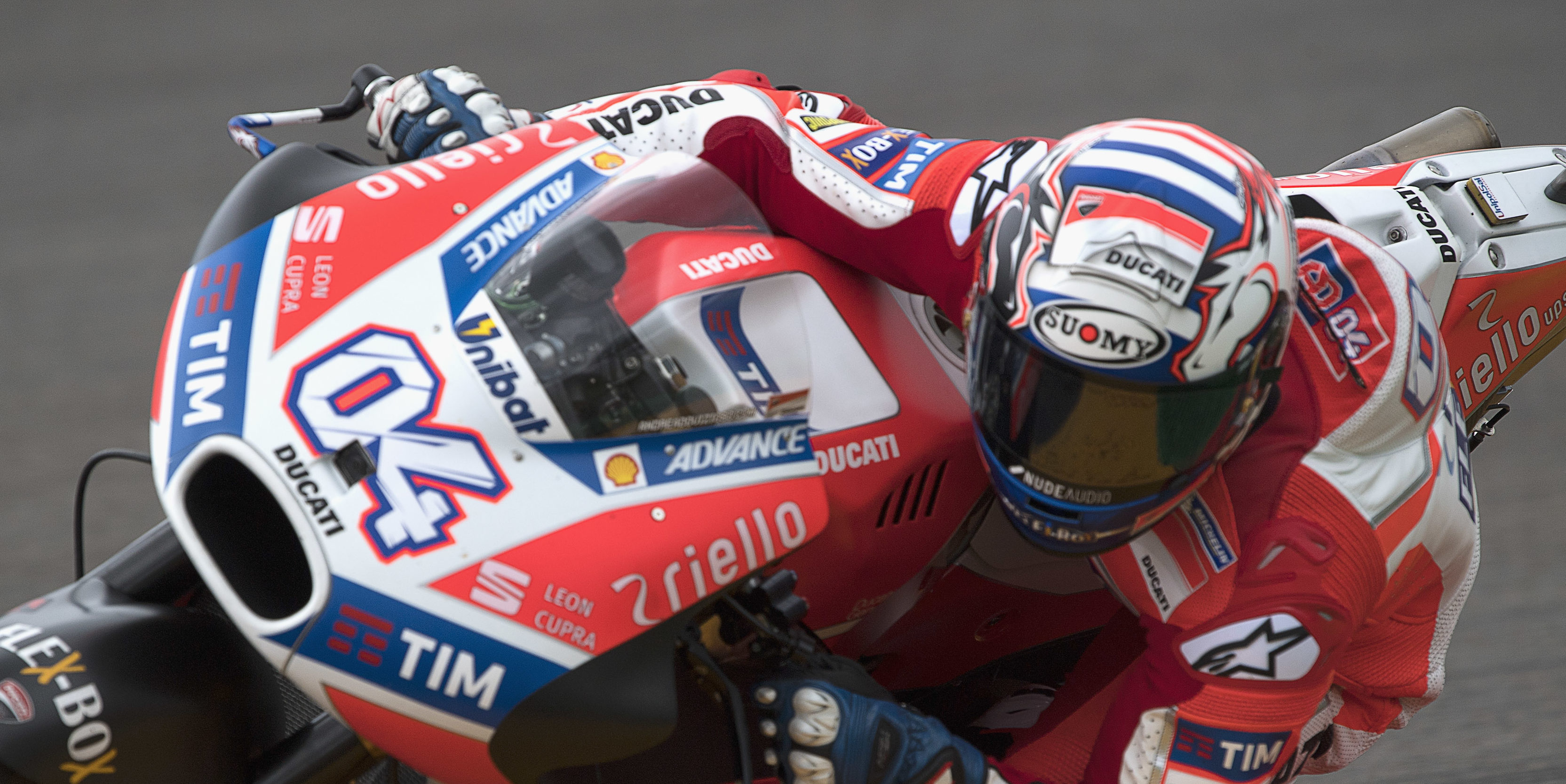 Dovizioso searching for front feeling in the wet