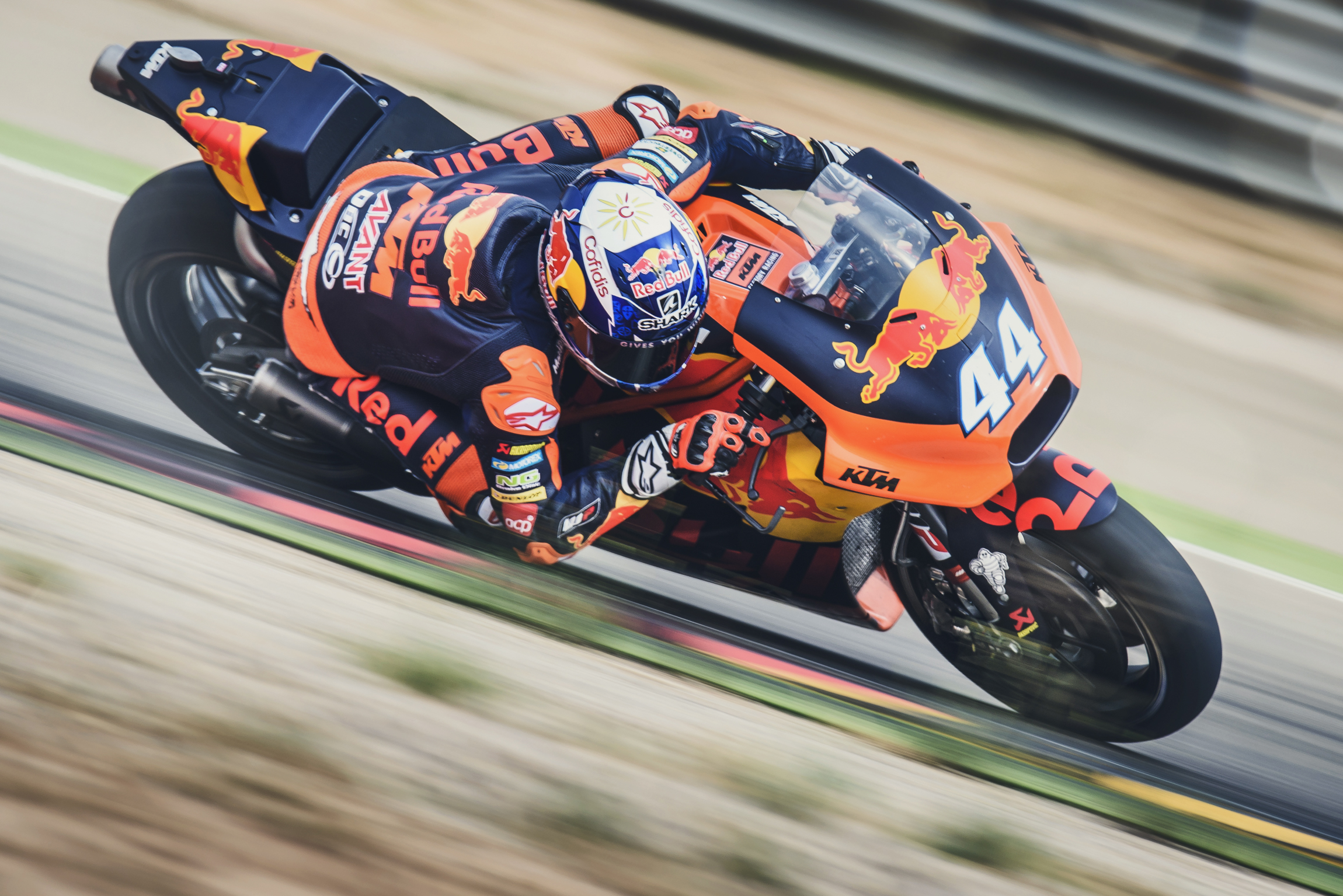 Oliveira gets run out on KTM MotoGP bike at Aragon