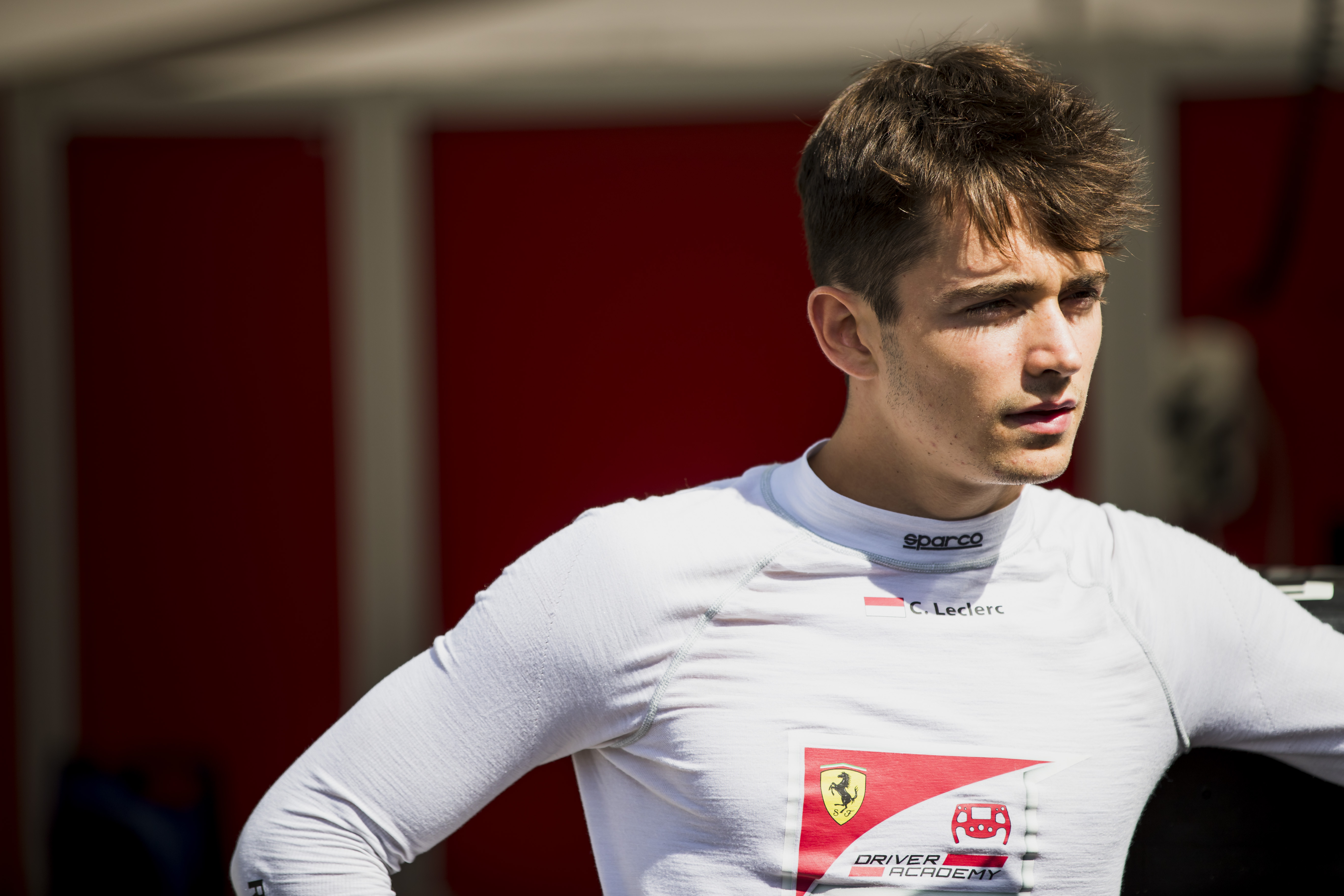 Leclerc tops F2 practice despite fire extinguisher drama