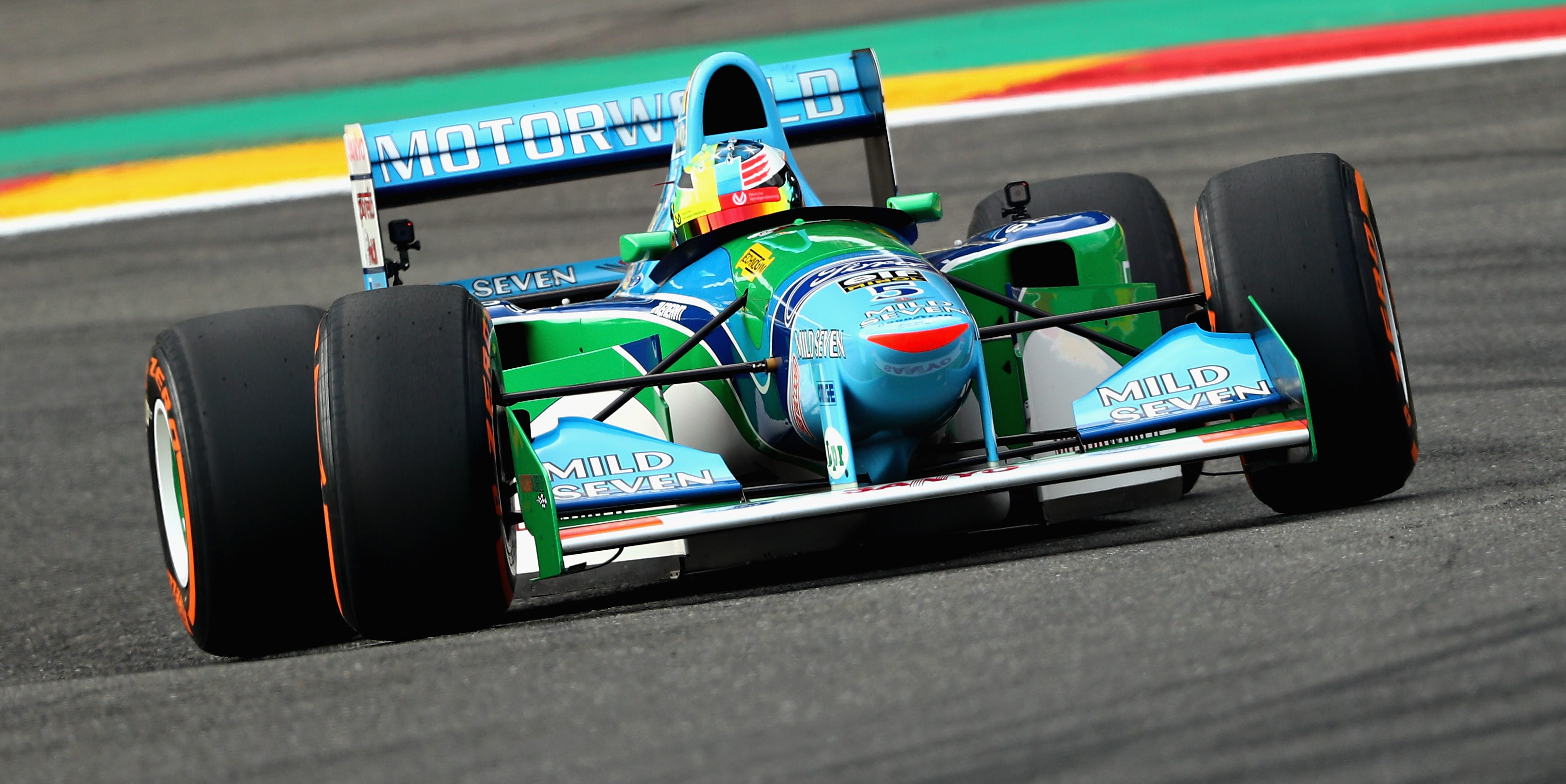 Schumacher hails father’s ‘amazing’ title-winning Benetton