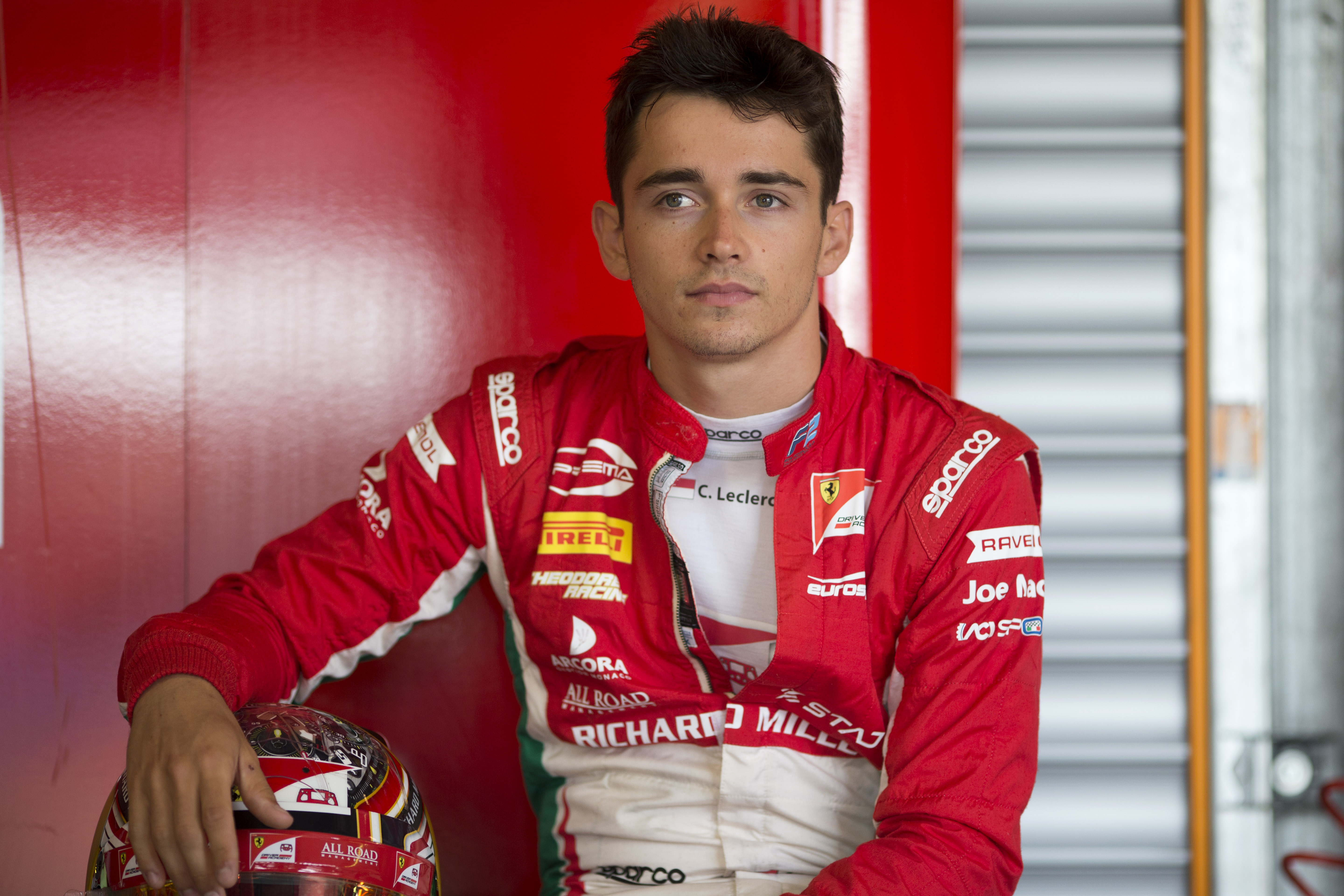 Leclerc fastest again in wet F2 qualifying at Spa