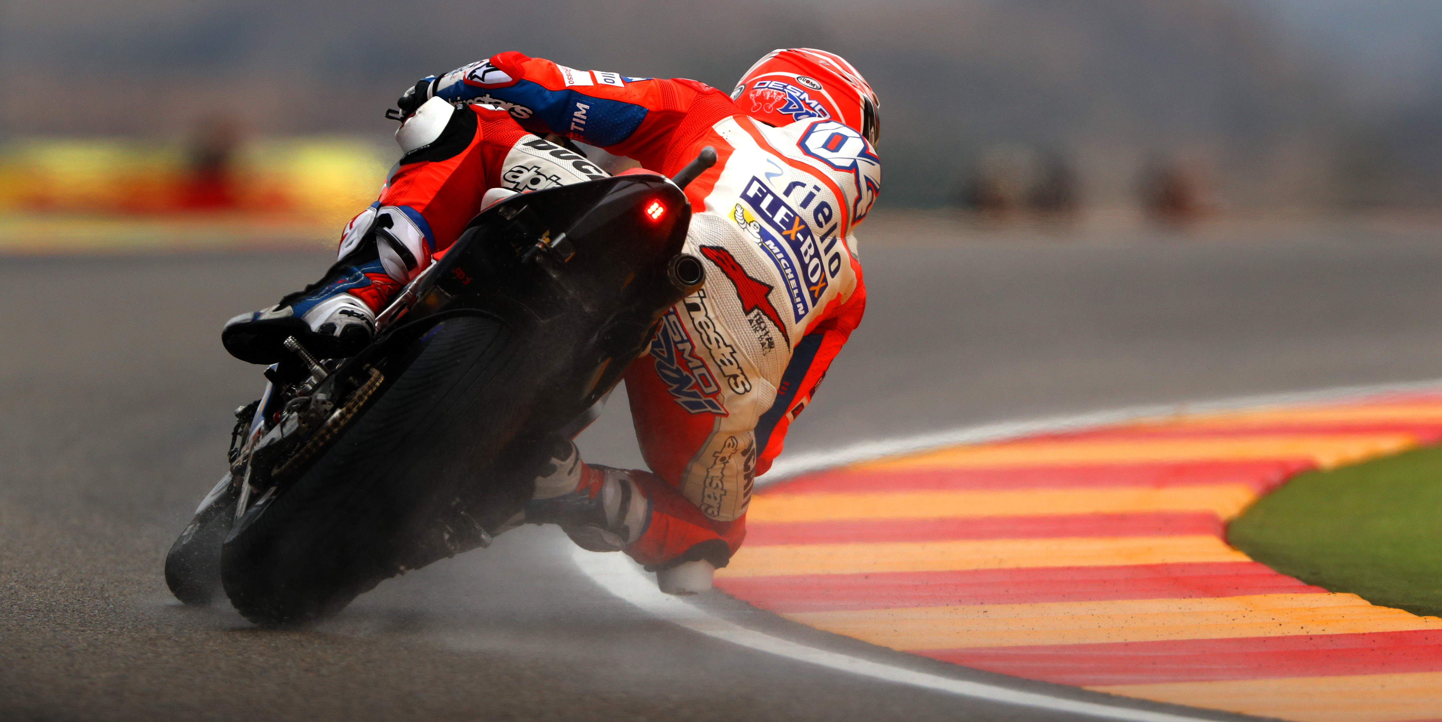 Dovizioso fastest in FP2 as Marquez crashes