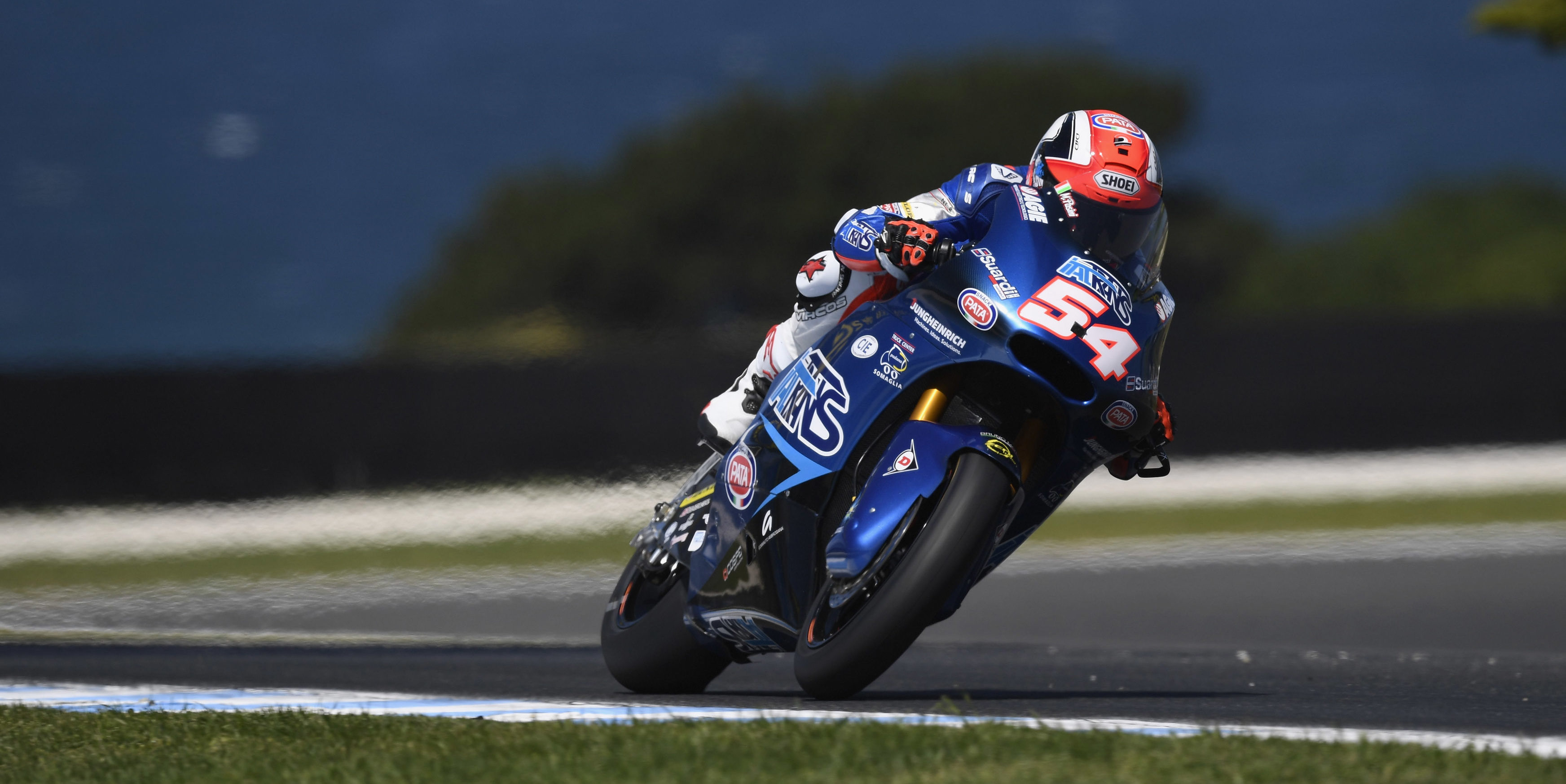 Pasini edges Schrotter to Moto2 pole in Australia