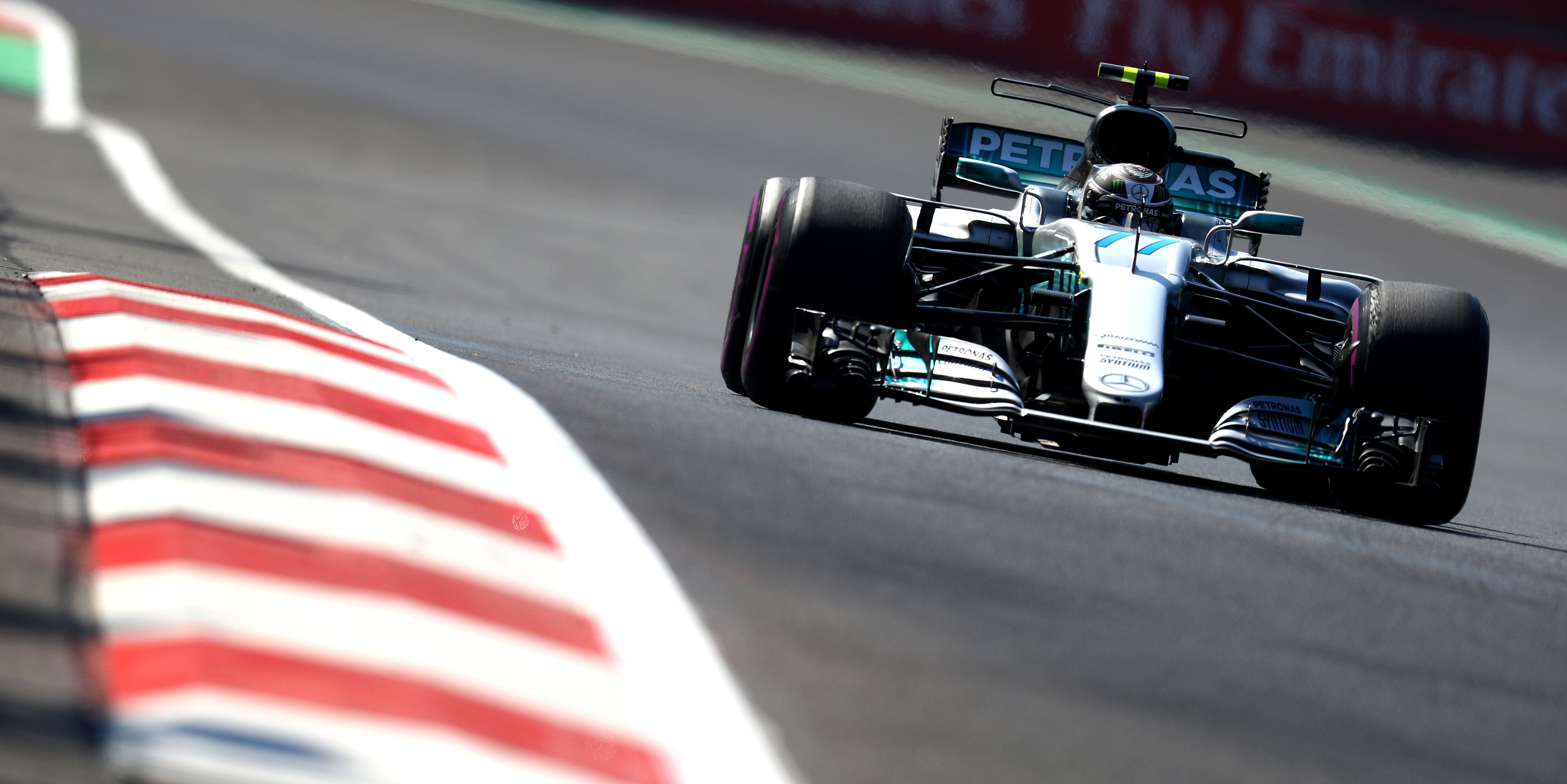 Bottas leads Mercedes 1-2 in disrupted free practice