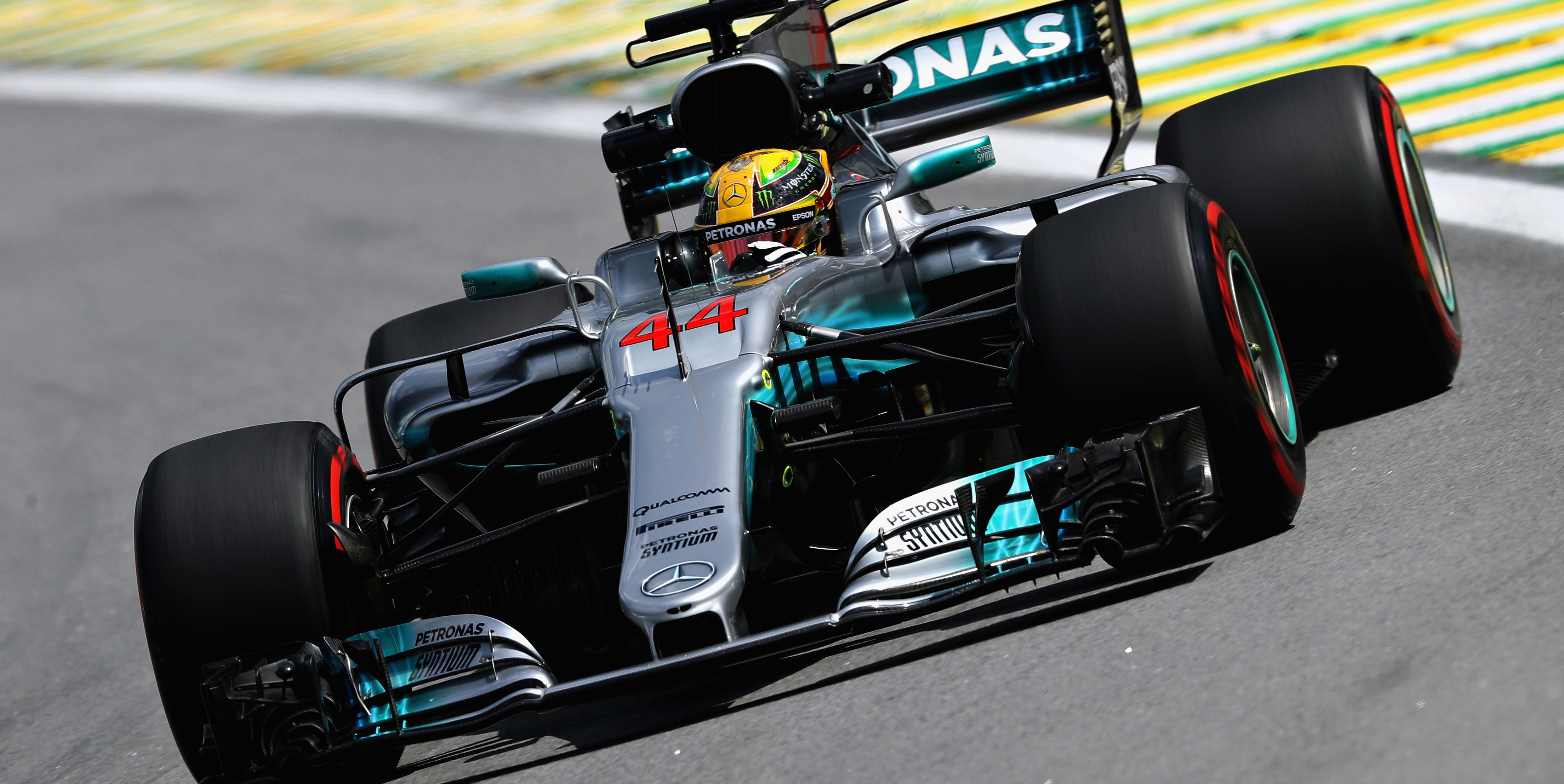 Hamilton finishes FP2 on top in Brazil