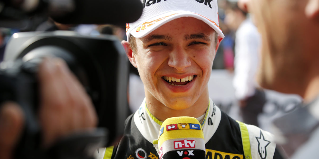 Norris to make F2 debut in Abu Dhabi